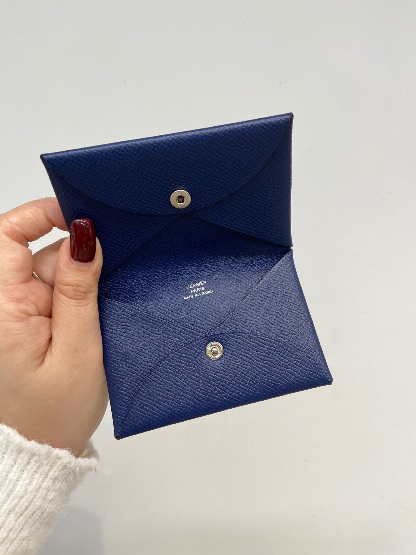 HERMES calvi card holder