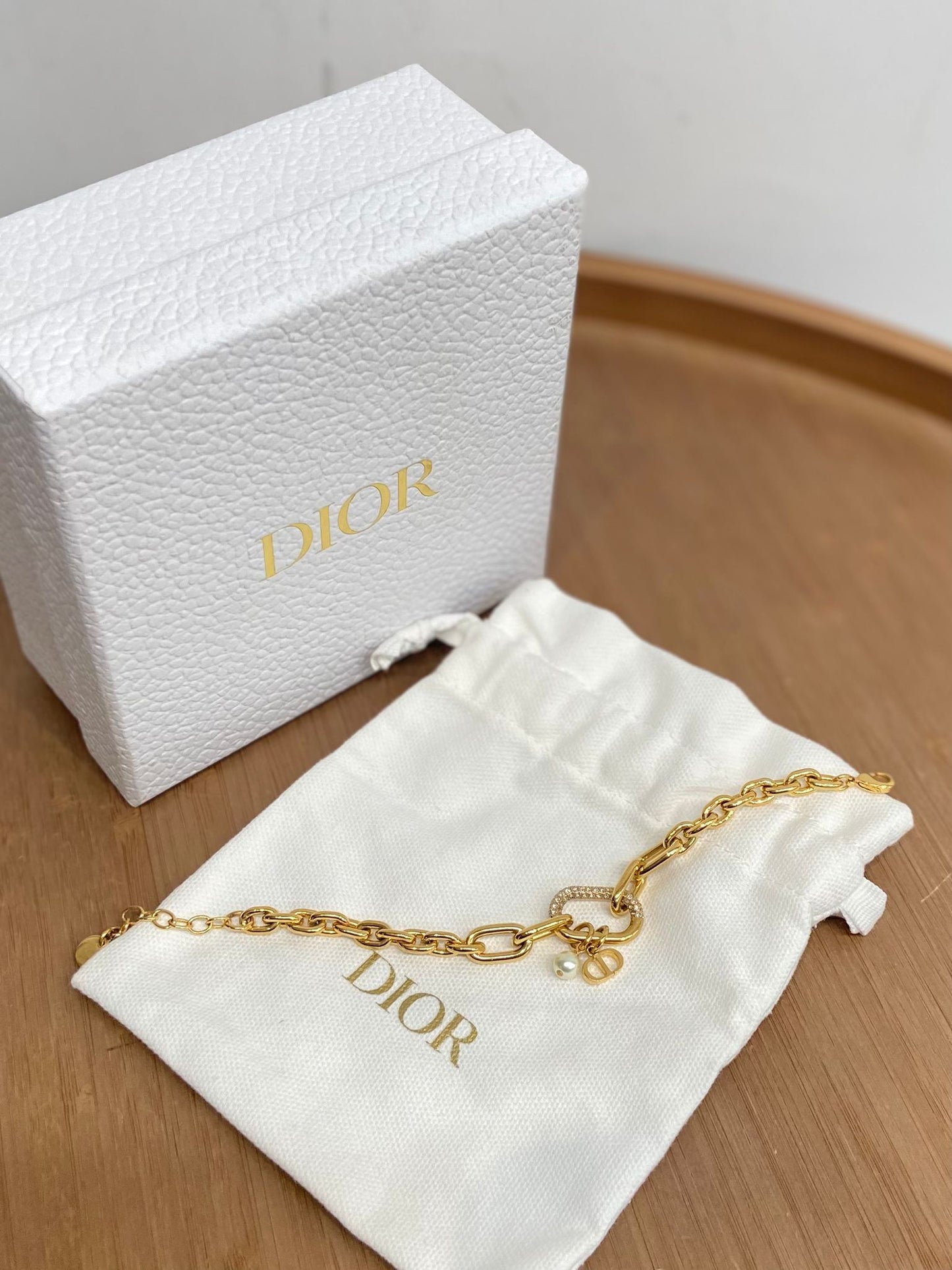 Dior 金色手鏈