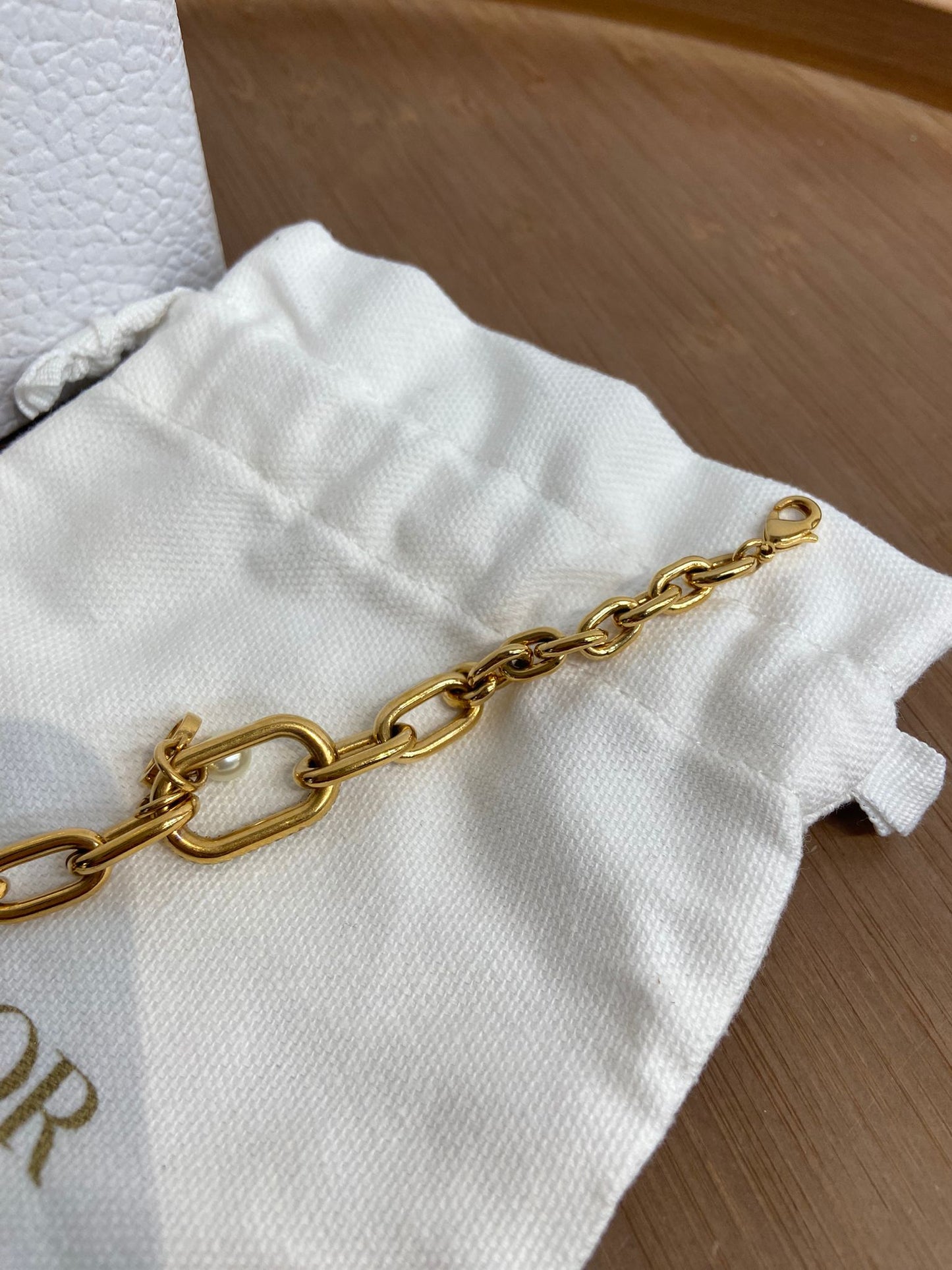 Dior 金色手鏈