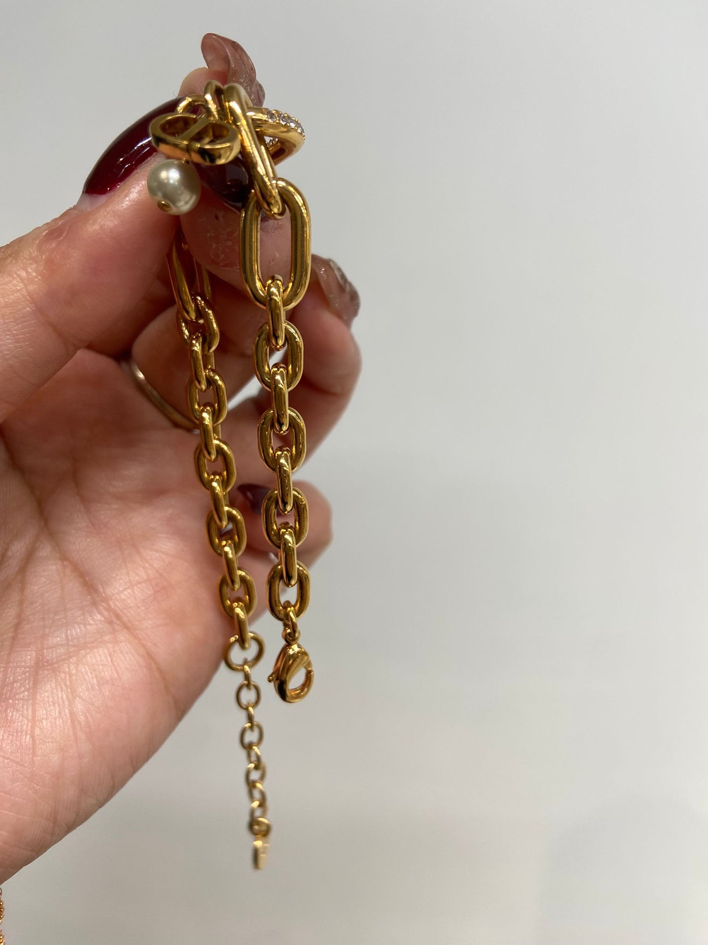 Dior 金色手鏈
