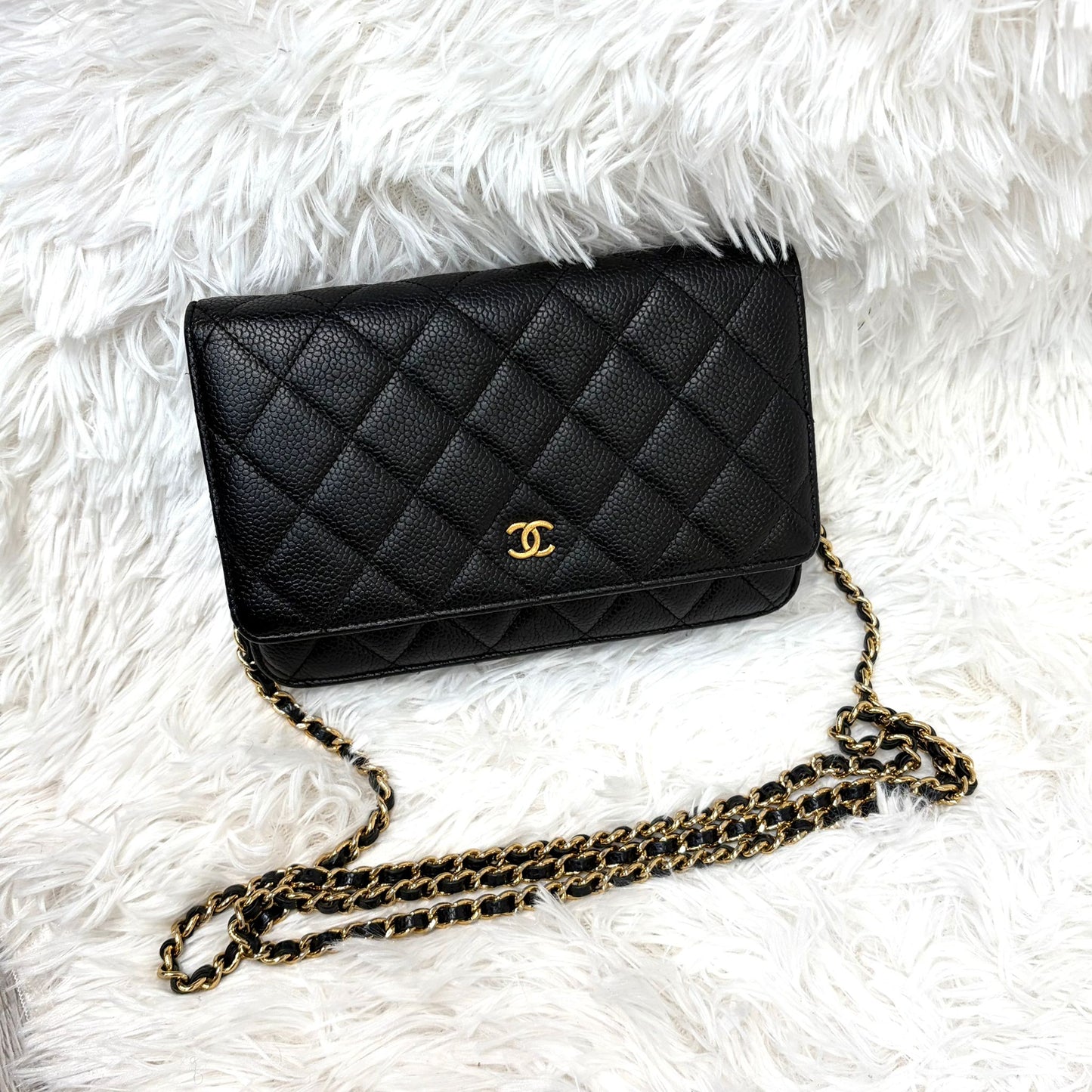 CHANEL Caviar 魚子醬黑金WOC
