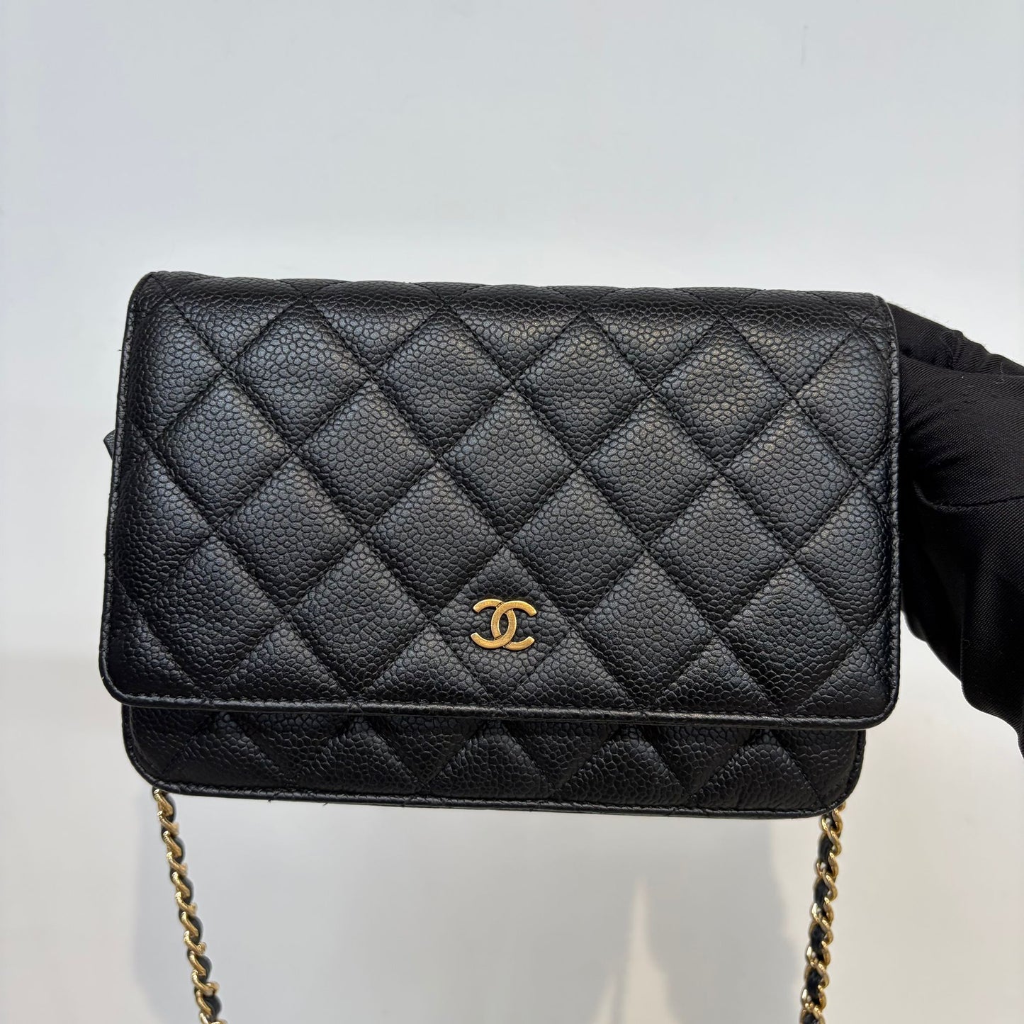 CHANEL Caviar 魚子醬黑金WOC