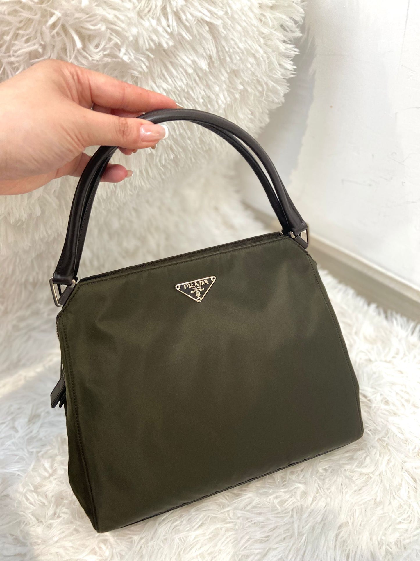Prada nylon tote