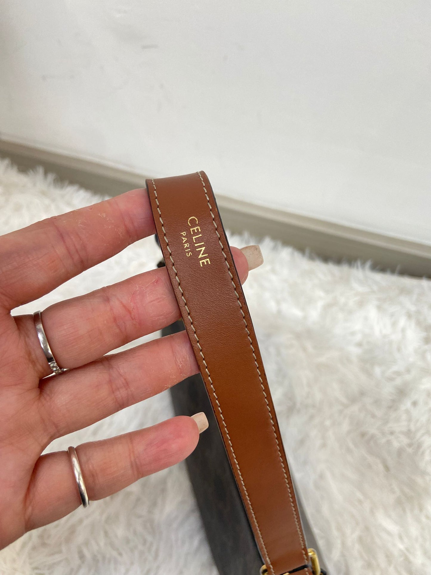 Celine ava 凱旋門老花腋下包