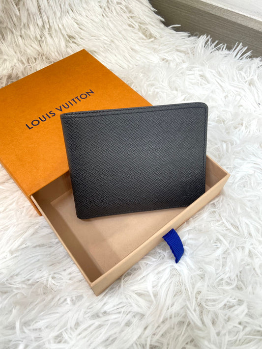 LV 黑色男裝短銀包