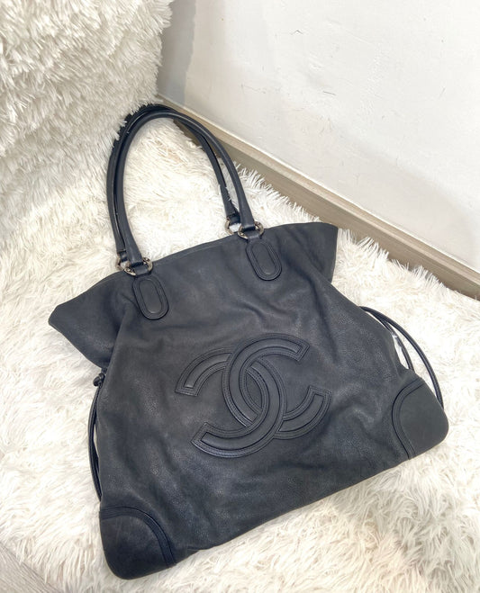 Chanel 黑色單肩TOTE BAG
