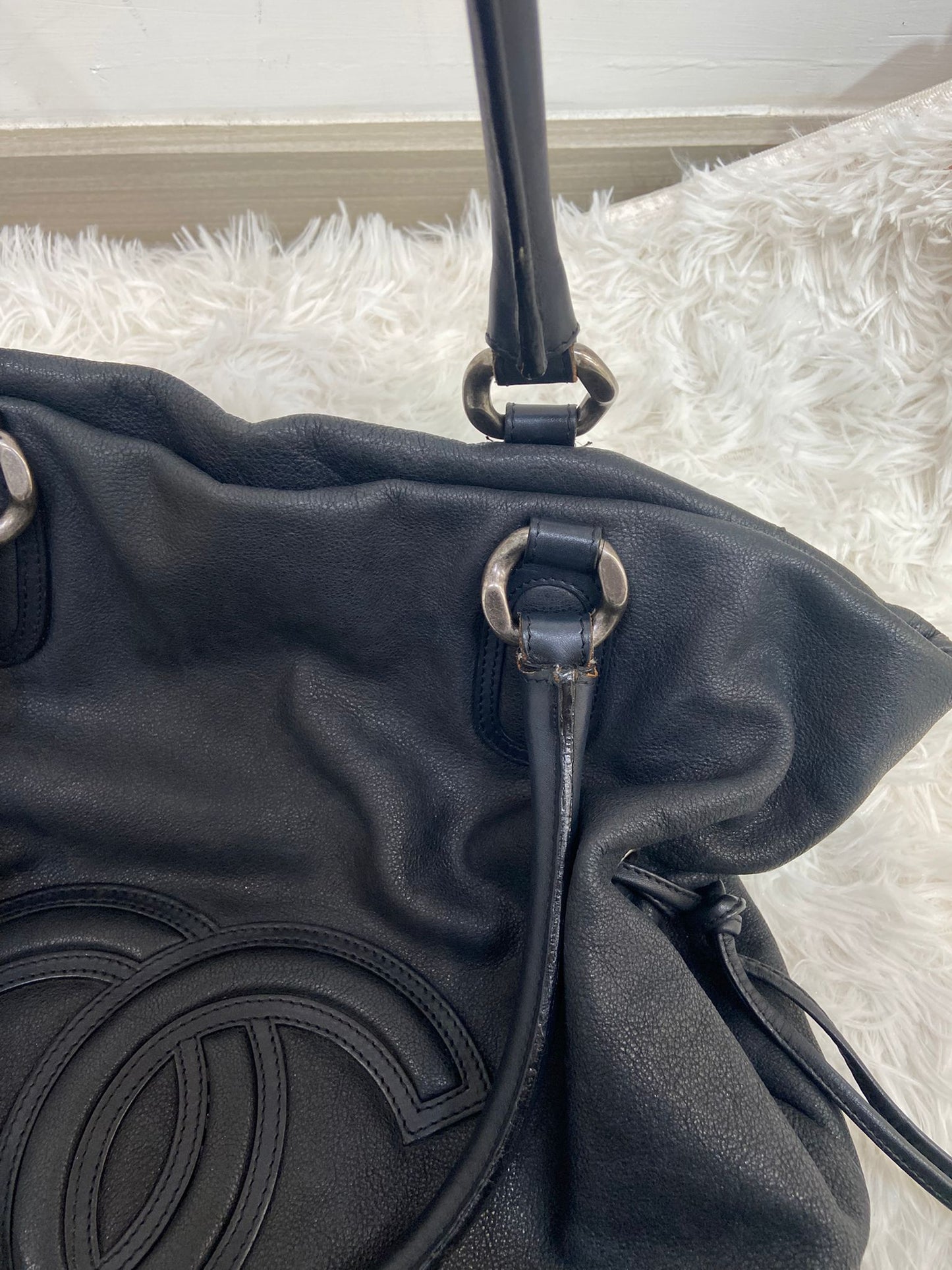 Chanel 黑色單肩TOTE BAG