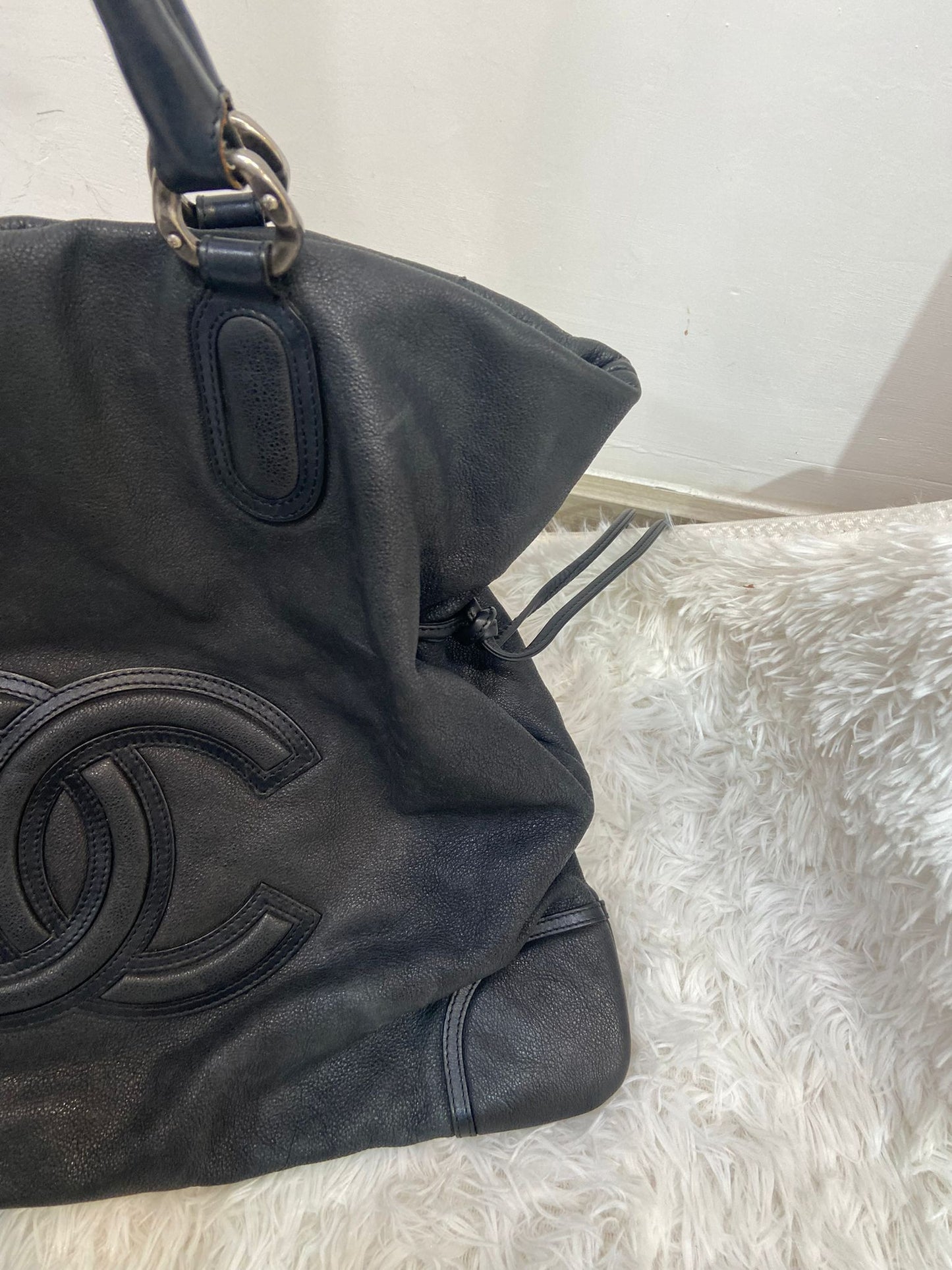 Chanel 黑色單肩TOTE BAG