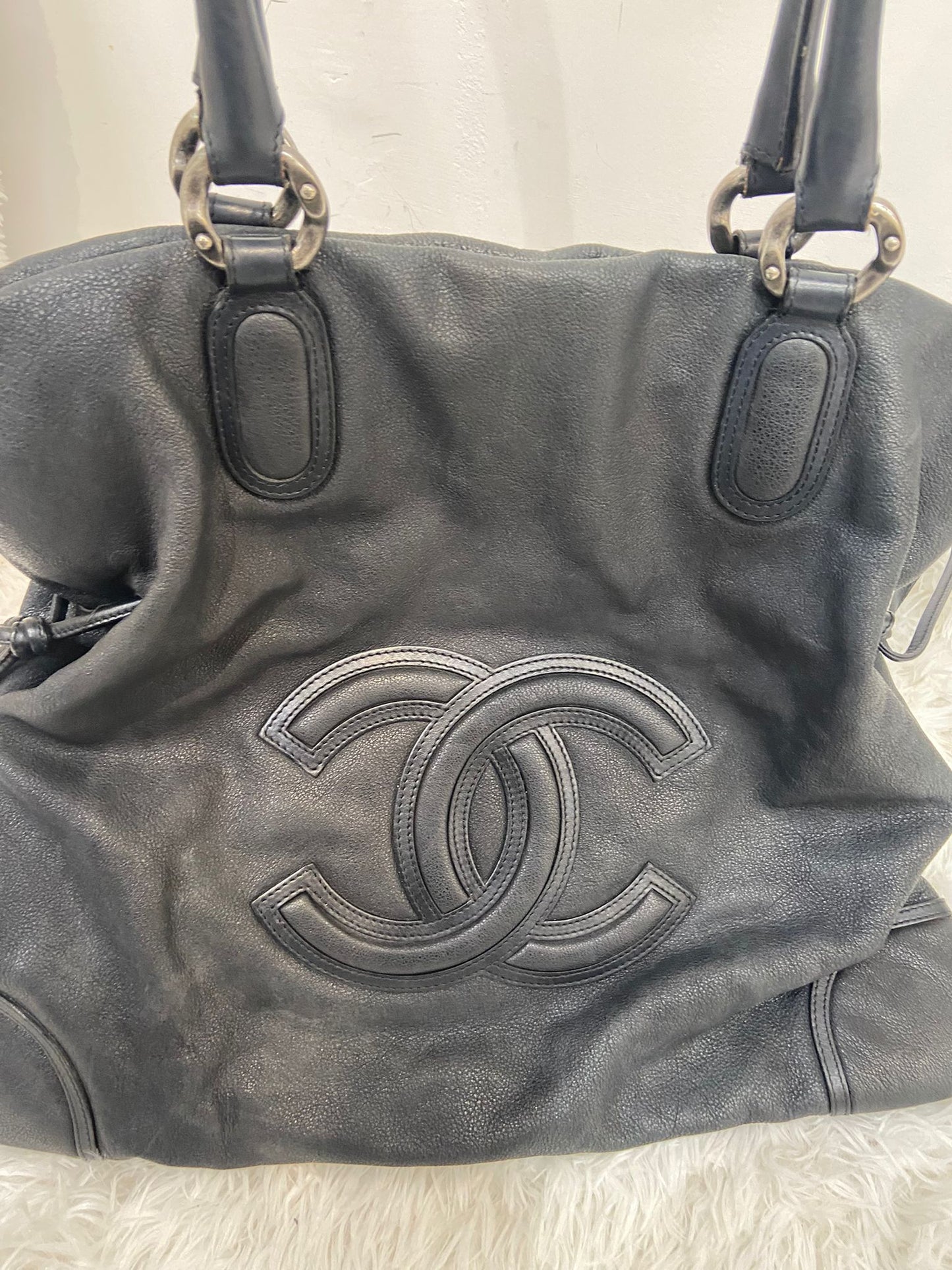 Chanel 黑色單肩TOTE BAG