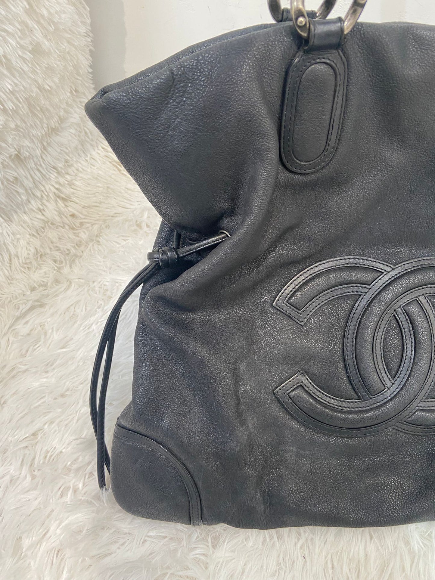Chanel 黑色單肩TOTE BAG