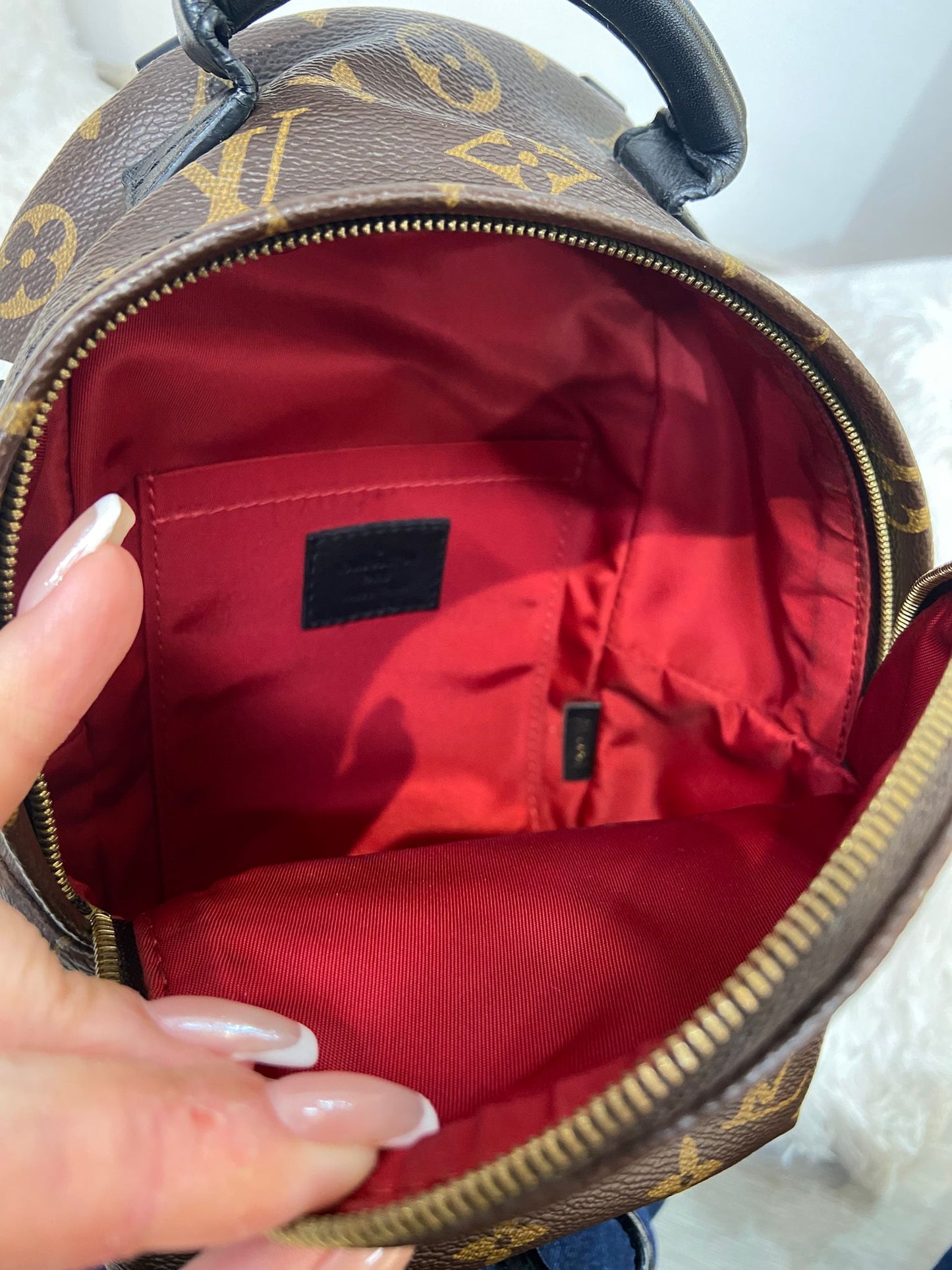 LV Palm Springs Mini 徽章限量版 背囊