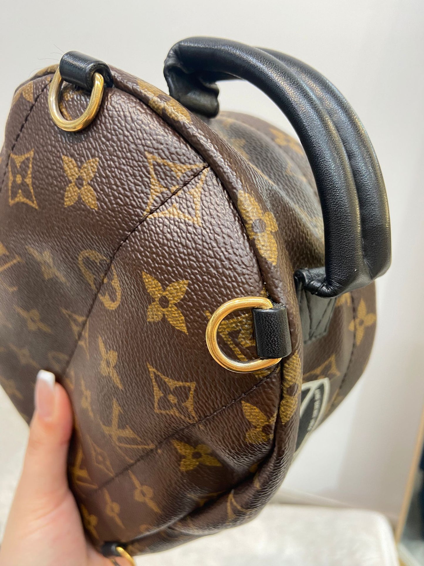 LV Palm Springs Mini 徽章限量版 背囊