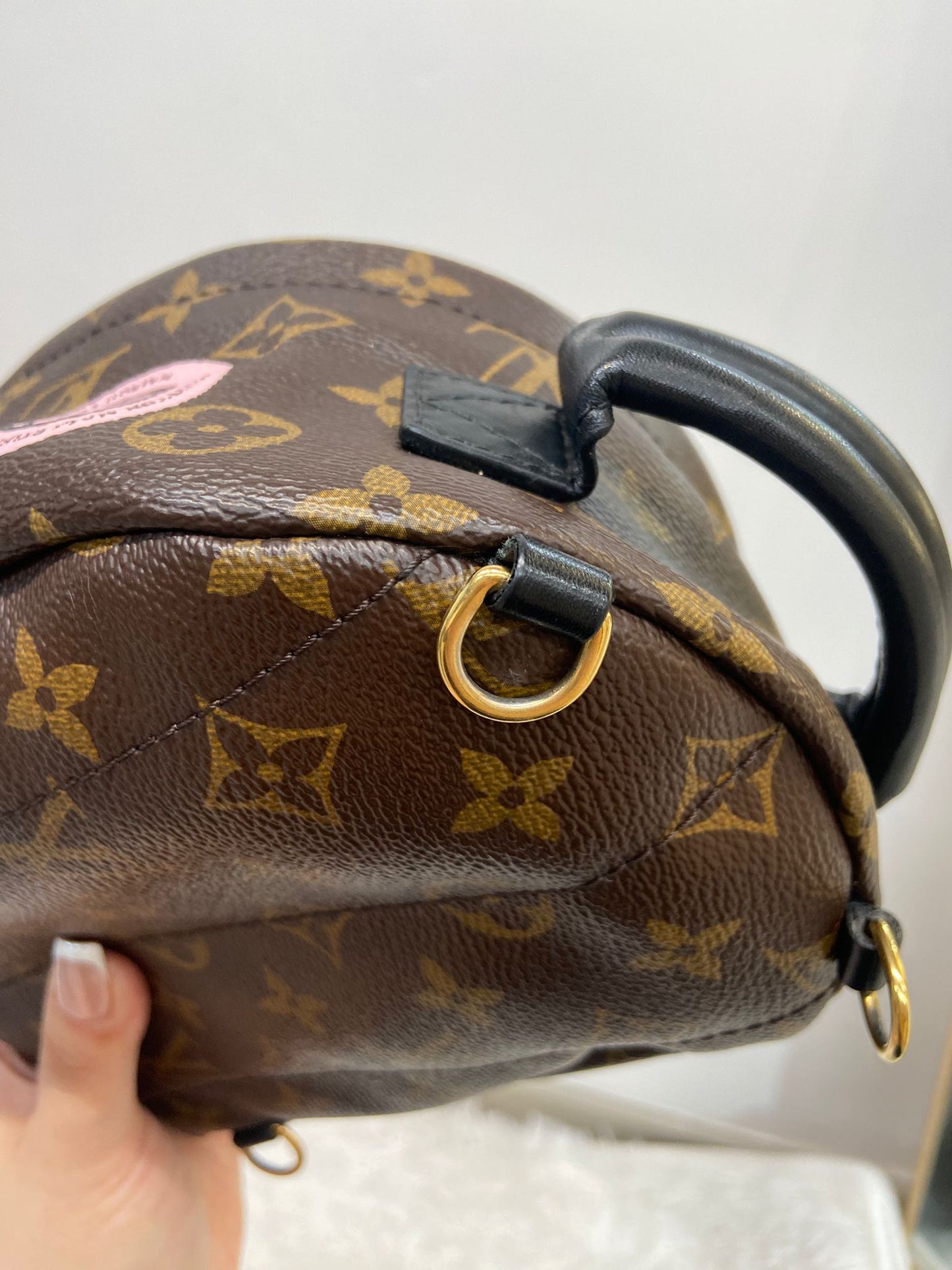 LV Palm Springs Mini 徽章限量版 背囊
