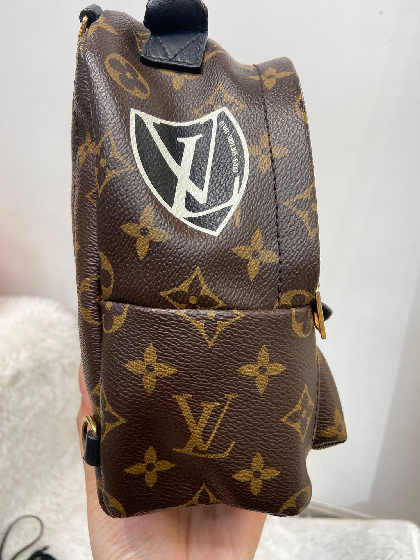 LV Palm Springs Mini 徽章限量版 背囊