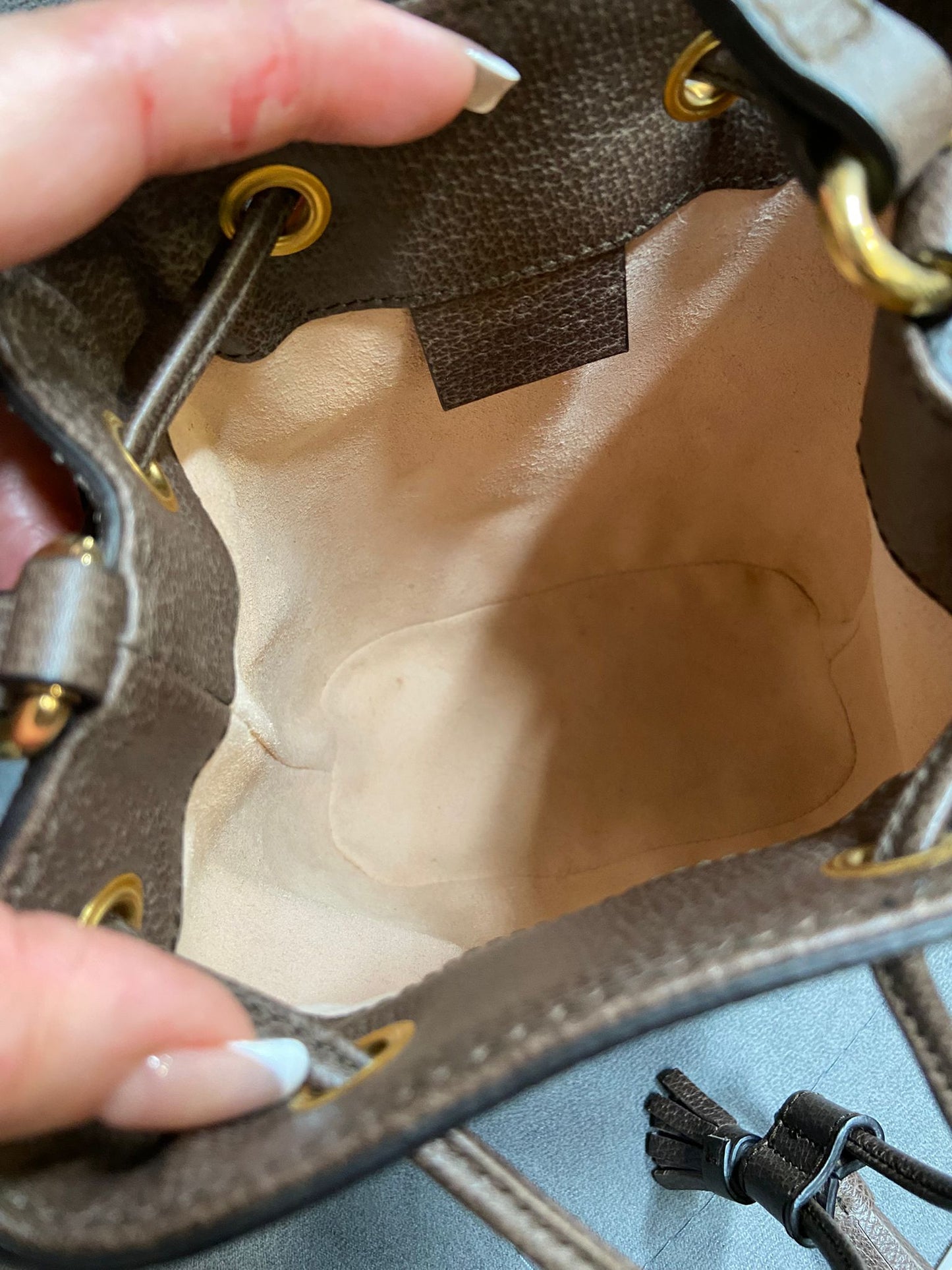 GUCCI Ophidia 老花水桶袋