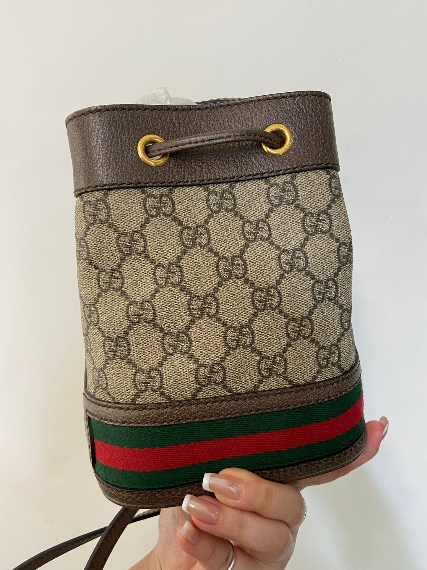 GUCCI Ophidia 老花水桶袋