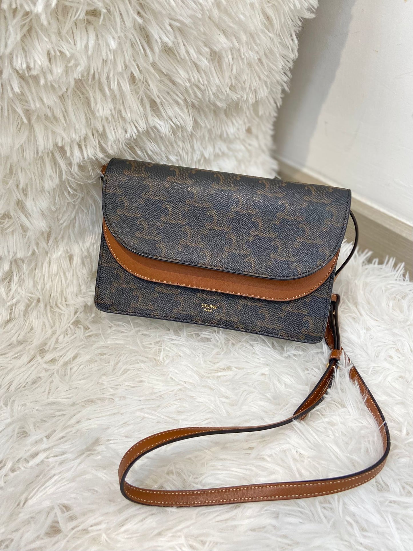 Celine wallet on strap 斜孭袋