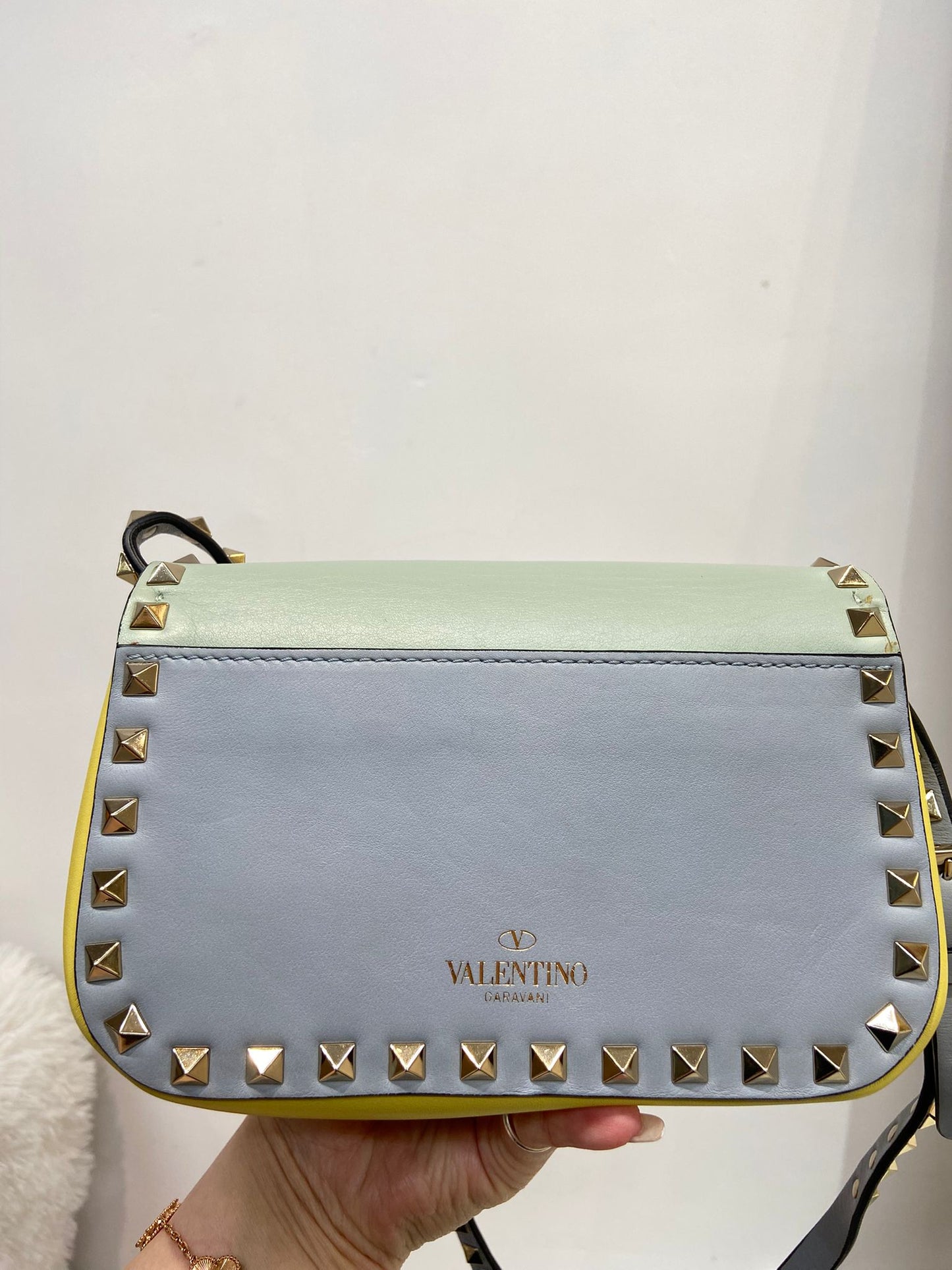 Valentino 彩色斜孭袋