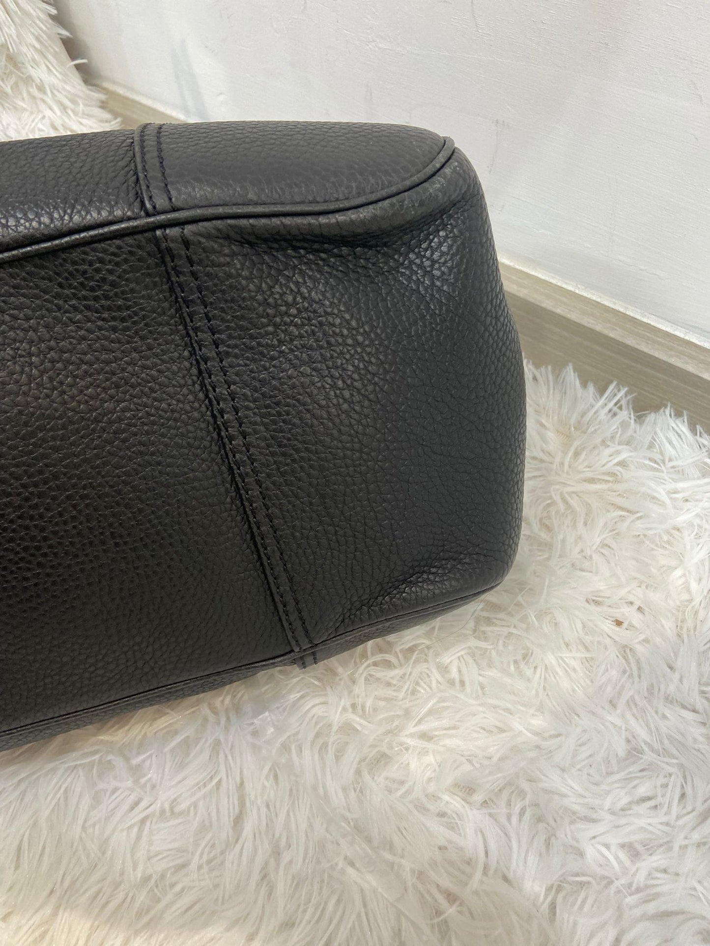 CELINE 黑色牛皮單肩袋