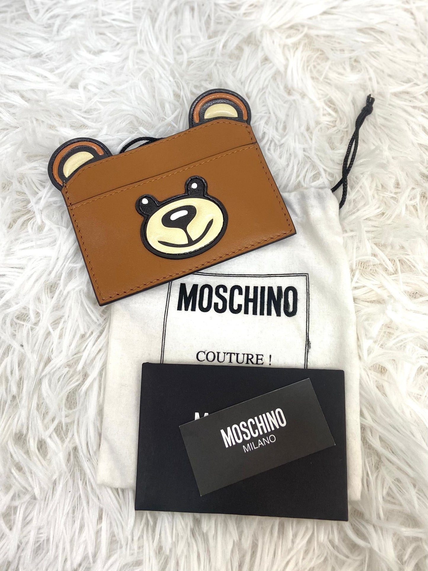 Moschino 熊仔頭卡包