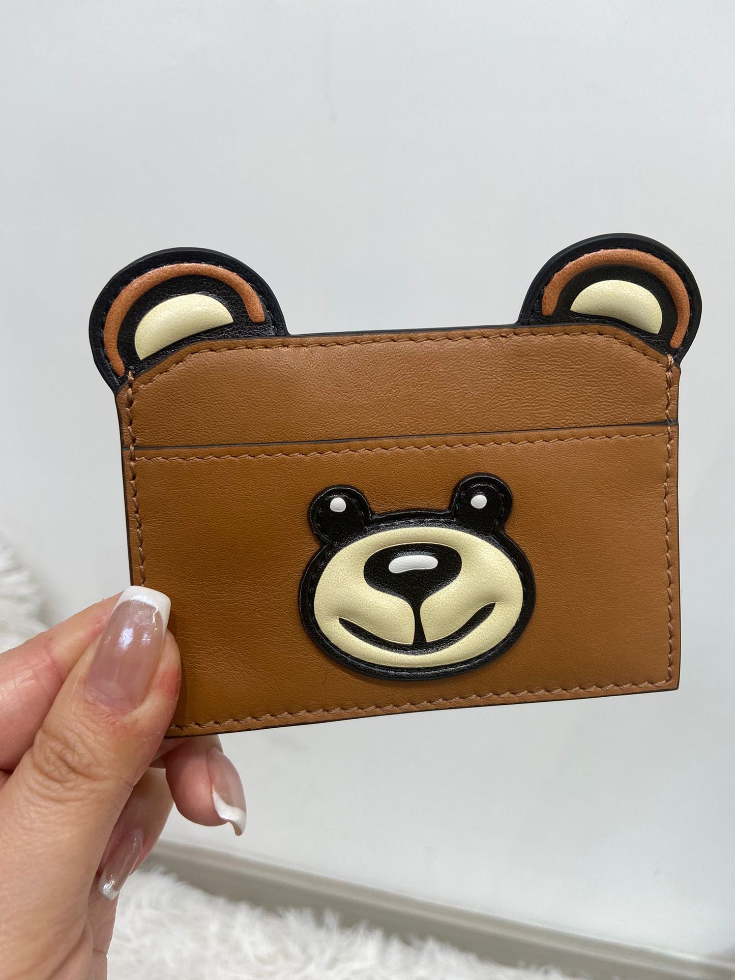 Moschino 熊仔頭卡包