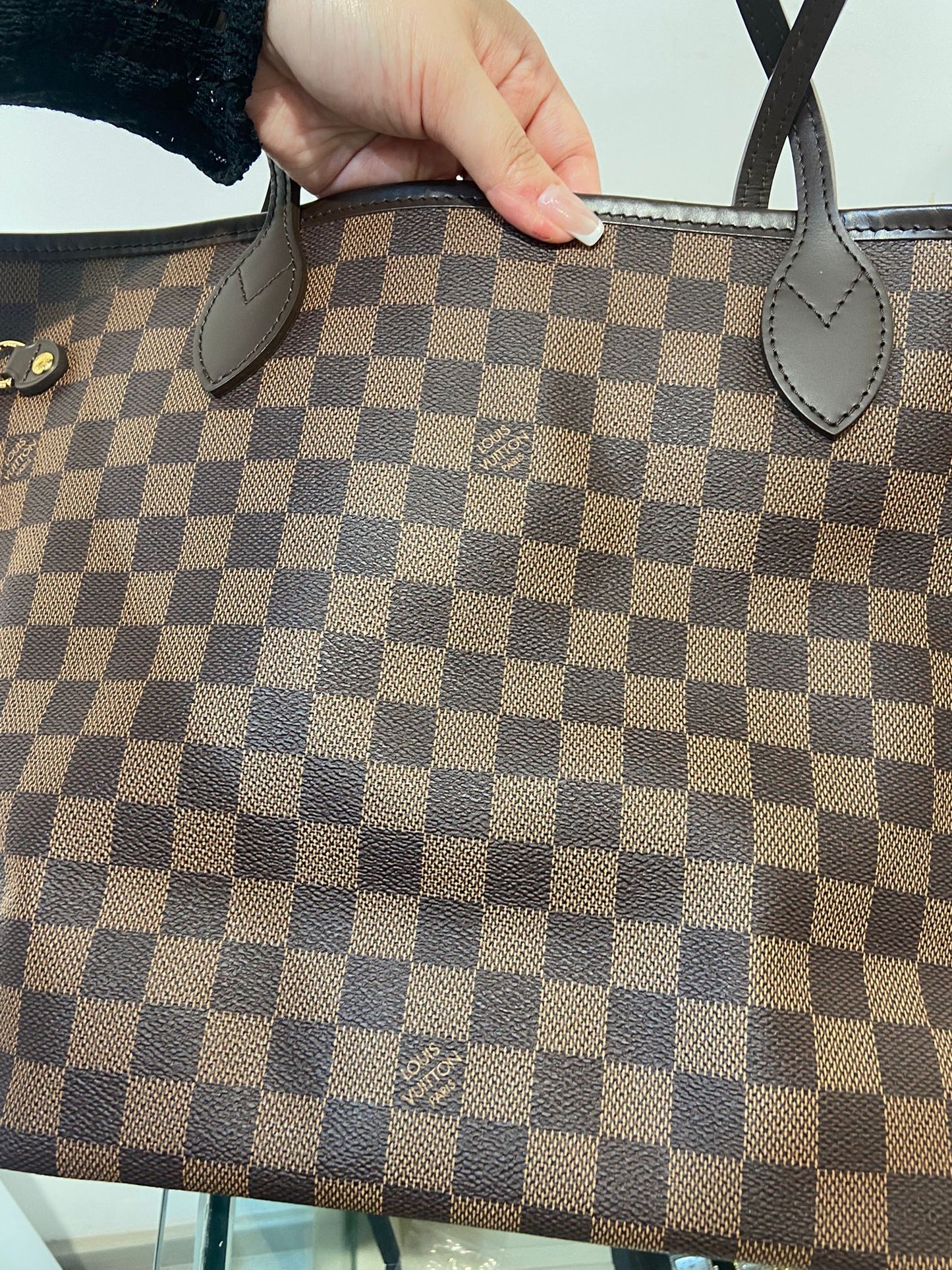 LV Neverfull MM棋盤