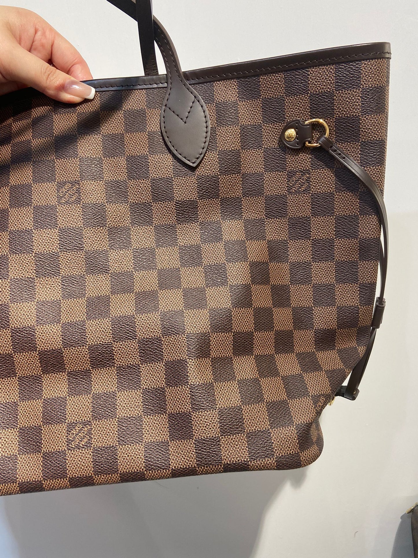 LV Neverfull MM棋盤