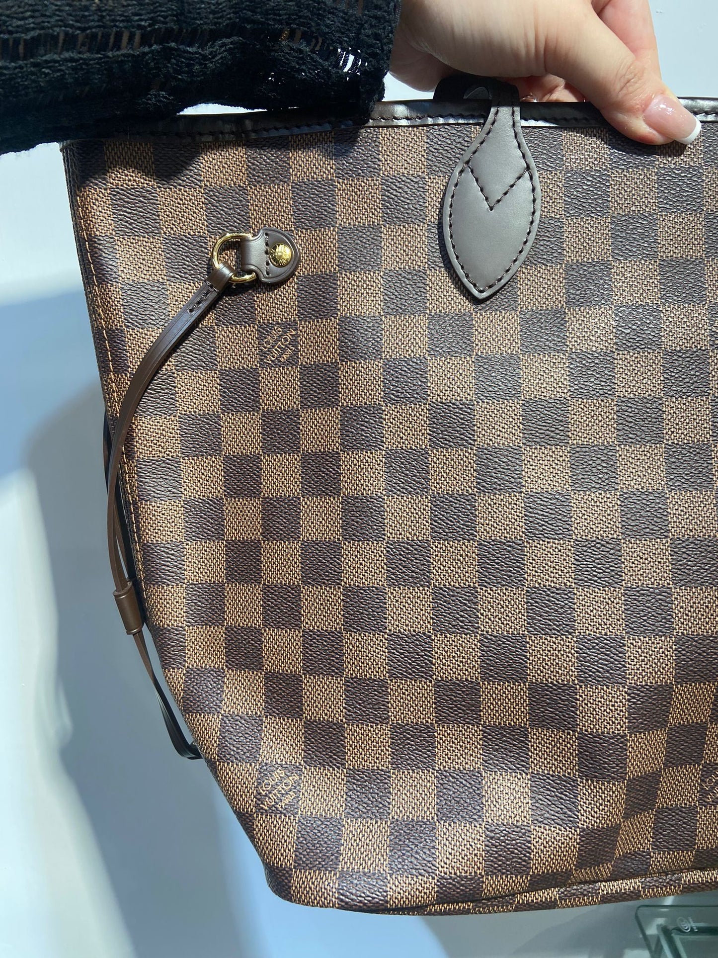 LV Neverfull MM棋盤