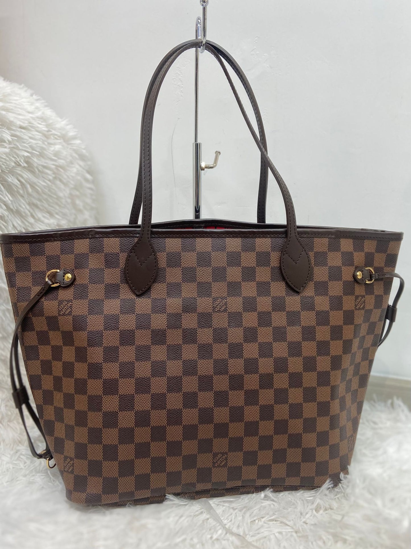 LV Neverfull MM棋盤