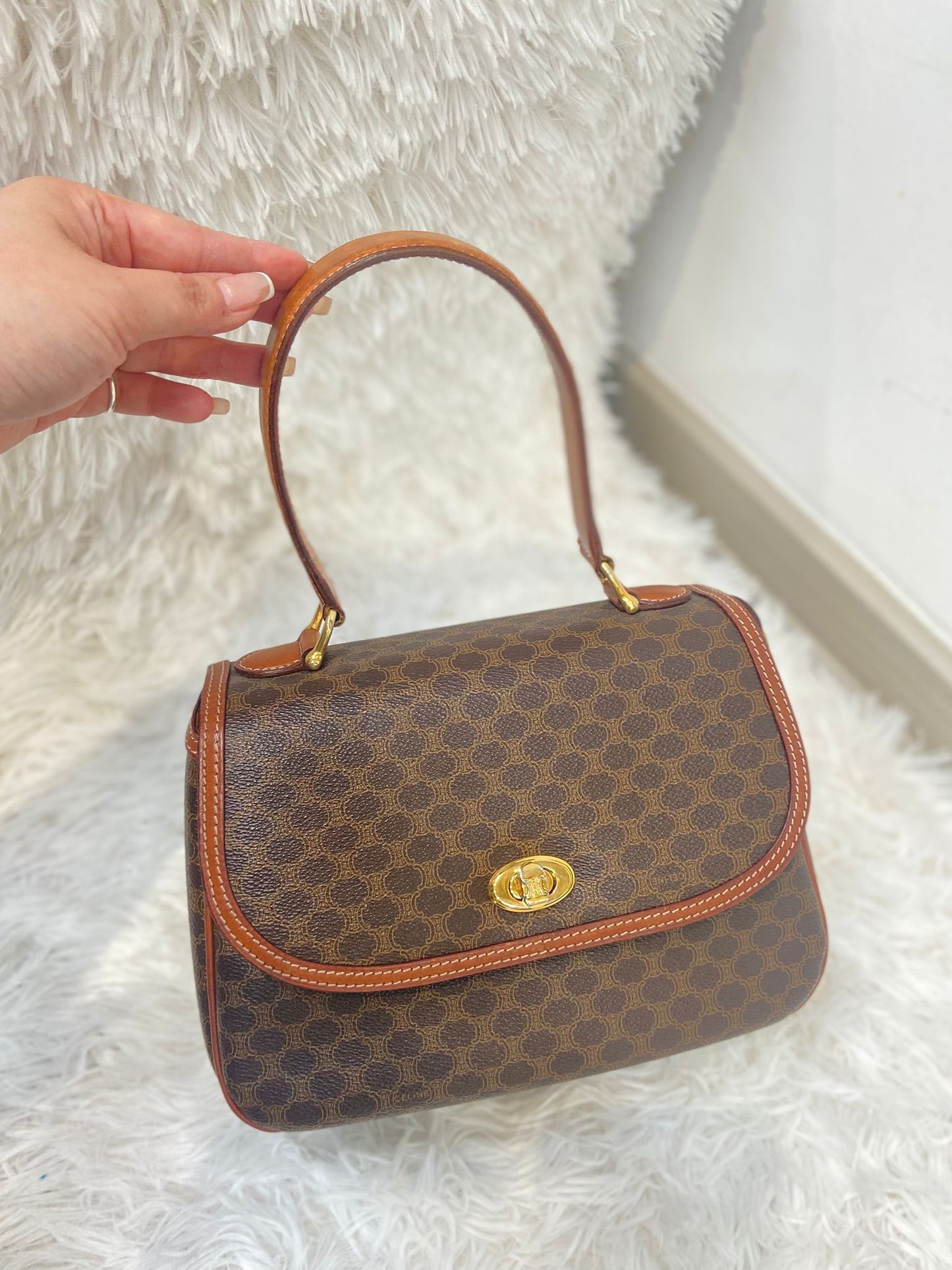 Celine 老花 手拎袋