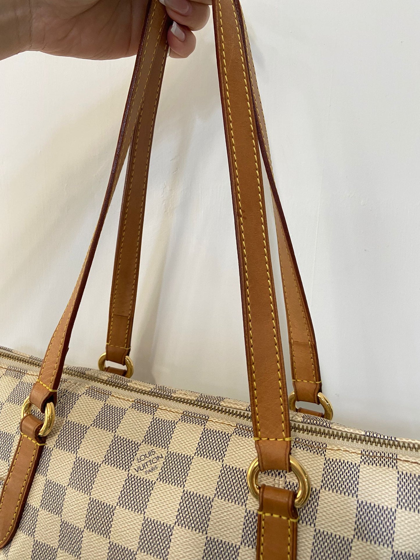 LV白棋盤 Tote bag