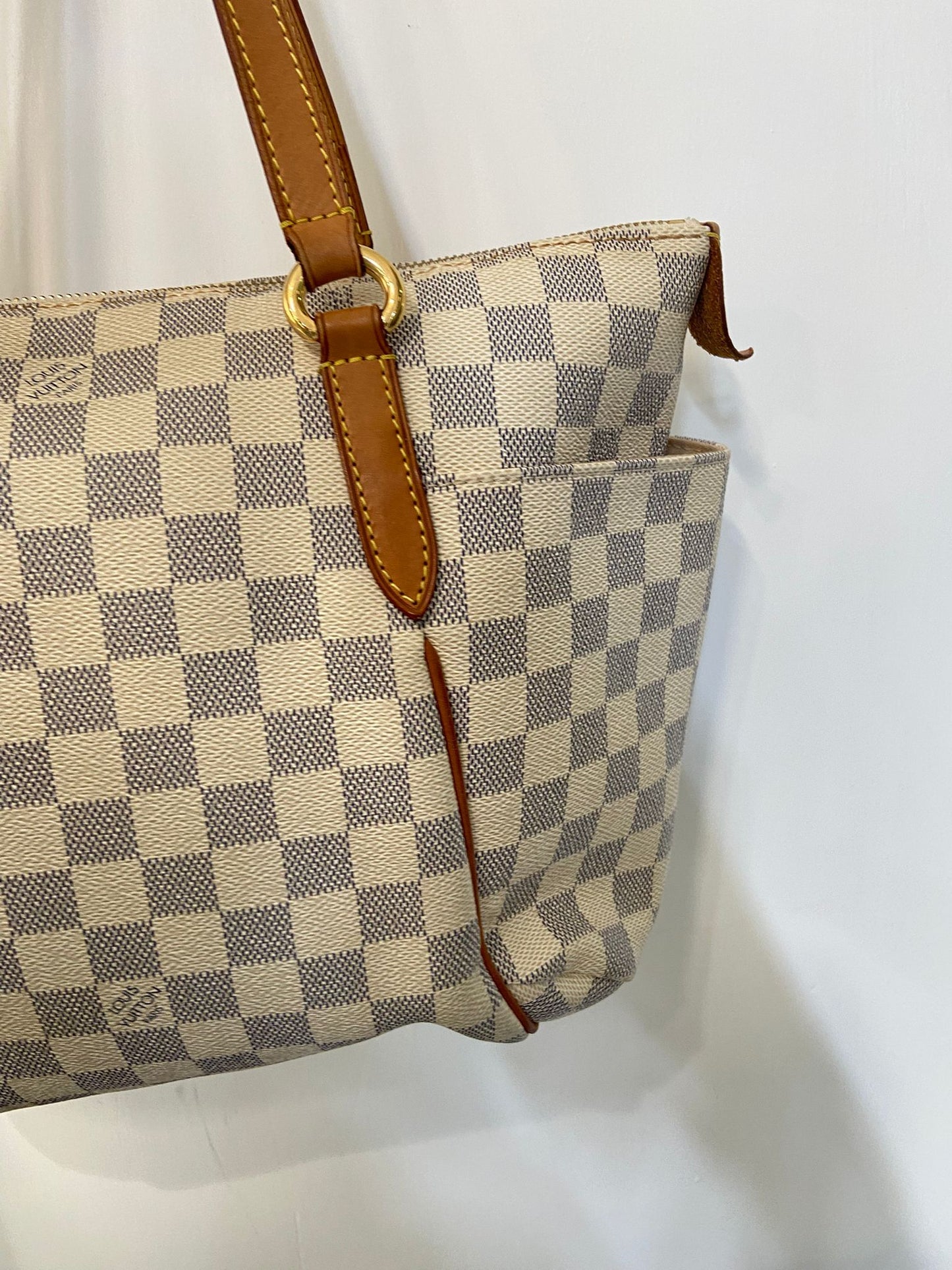 LV白棋盤 Tote bag