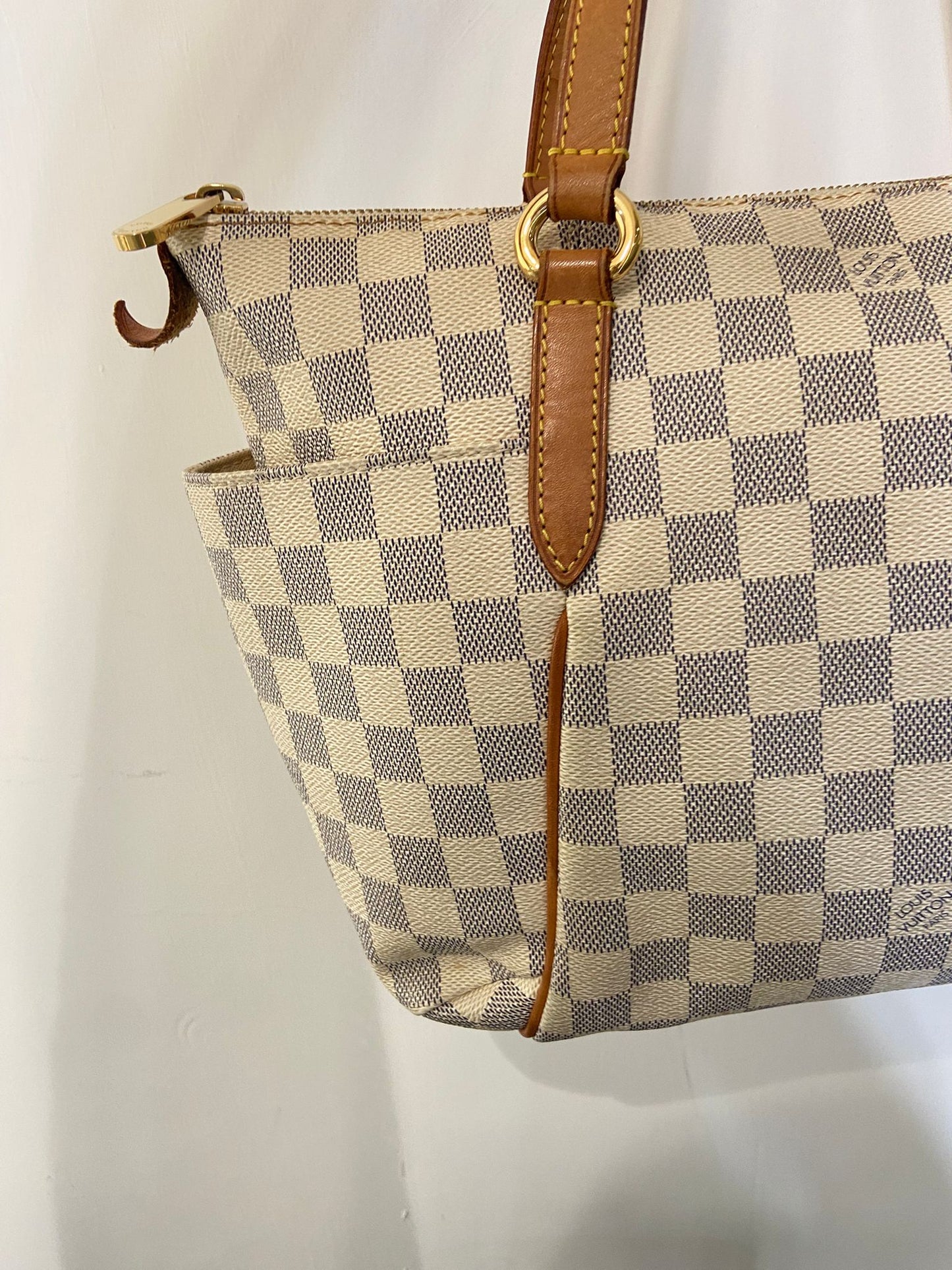 LV白棋盤 Tote bag