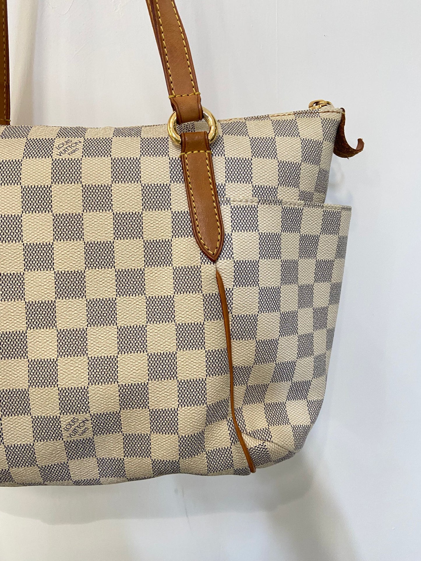 LV白棋盤 Tote bag