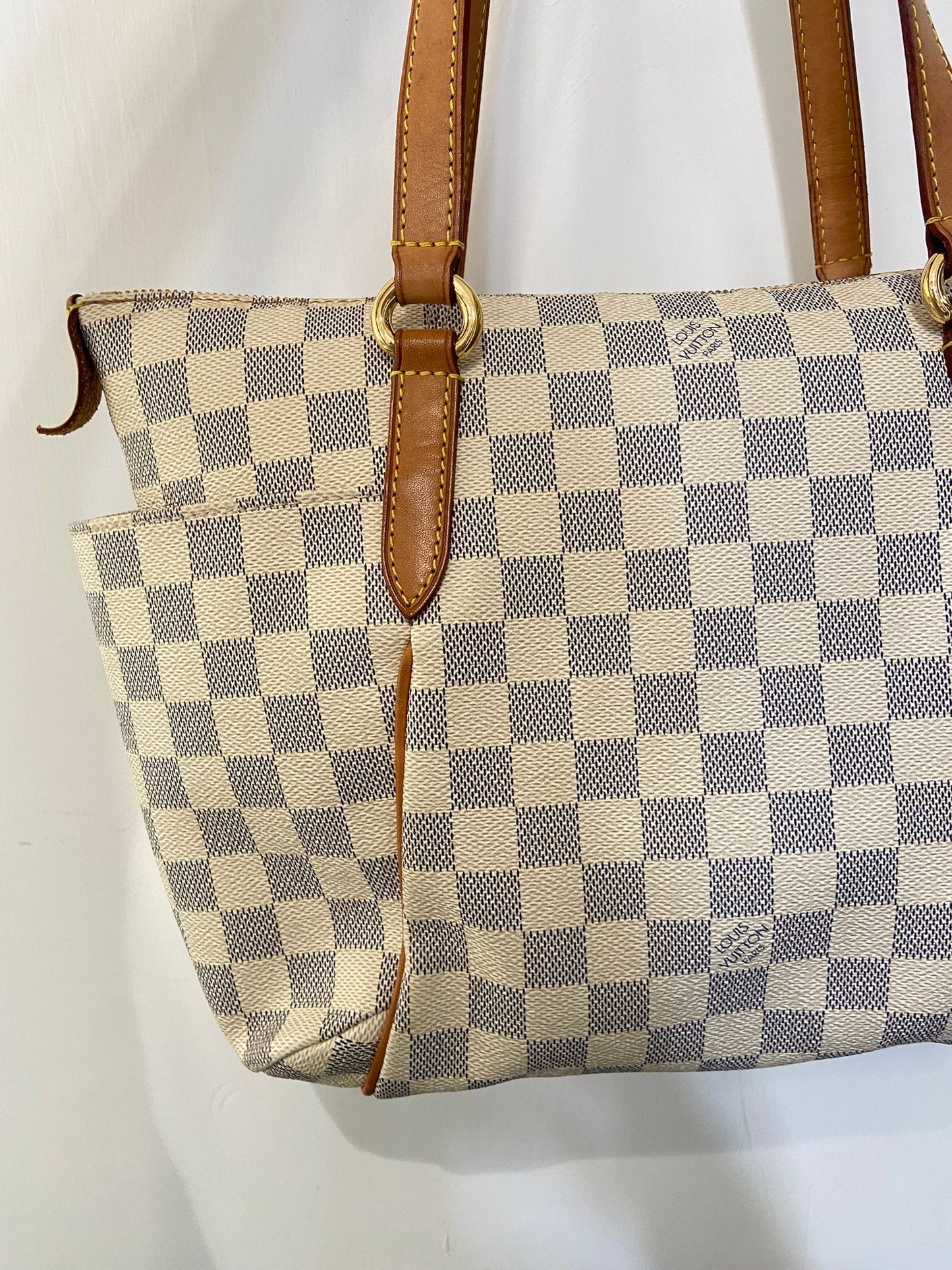 LV白棋盤 Tote bag