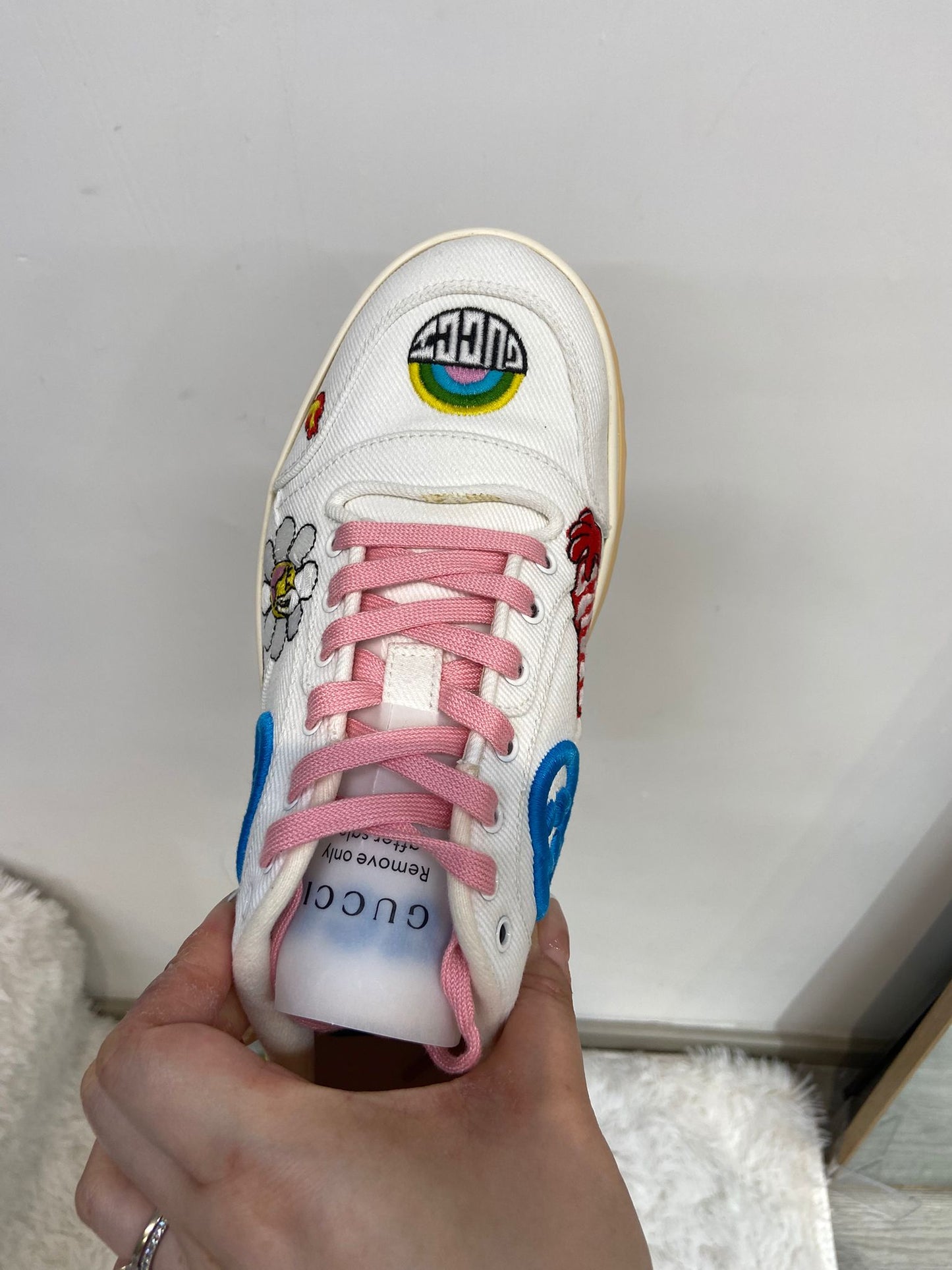 GUCCI x MAC80塗鴉刺繡 波鞋