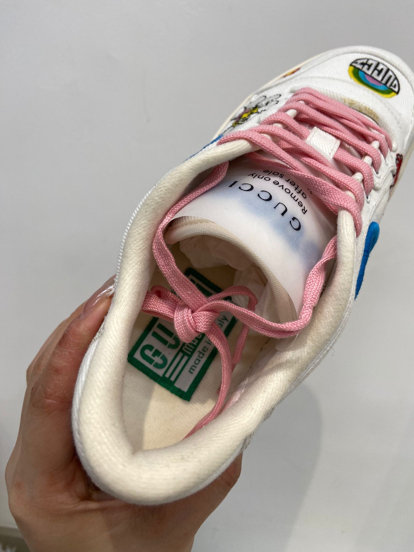 GUCCI x MAC80塗鴉刺繡 波鞋