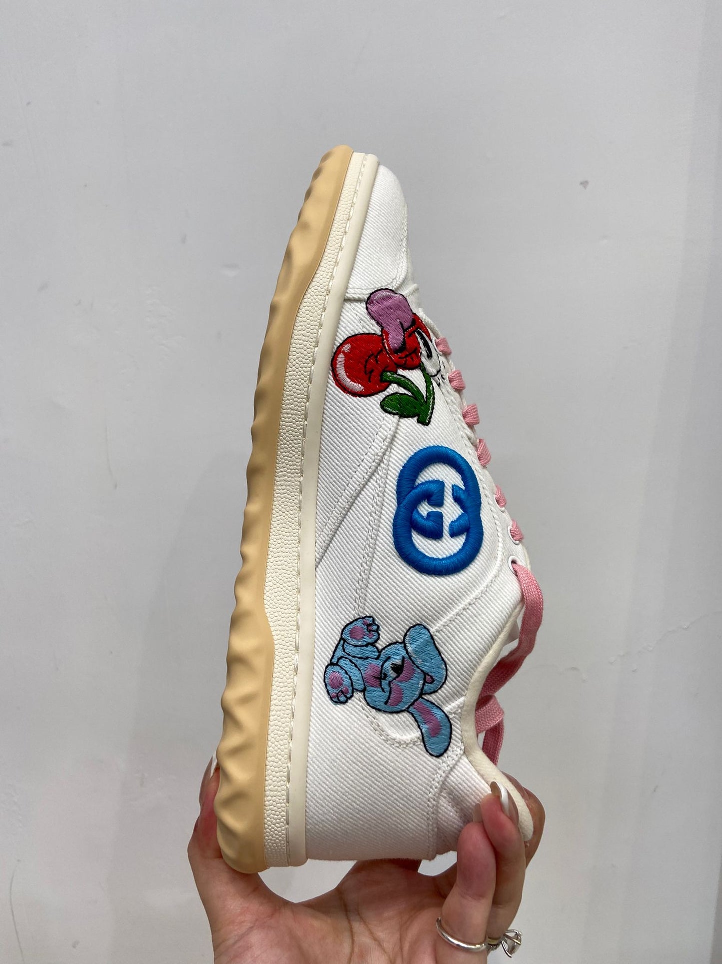 GUCCI x MAC80塗鴉刺繡 波鞋