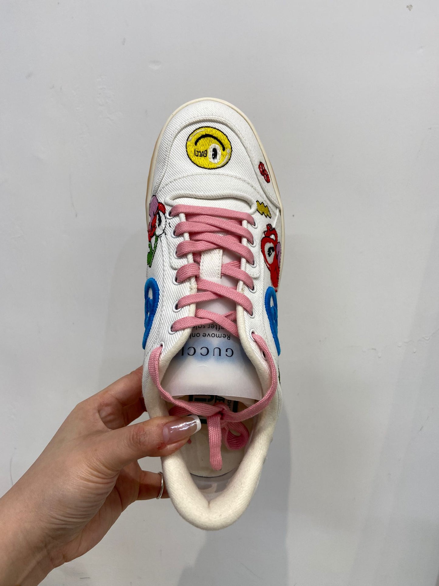 GUCCI x MAC80塗鴉刺繡 波鞋