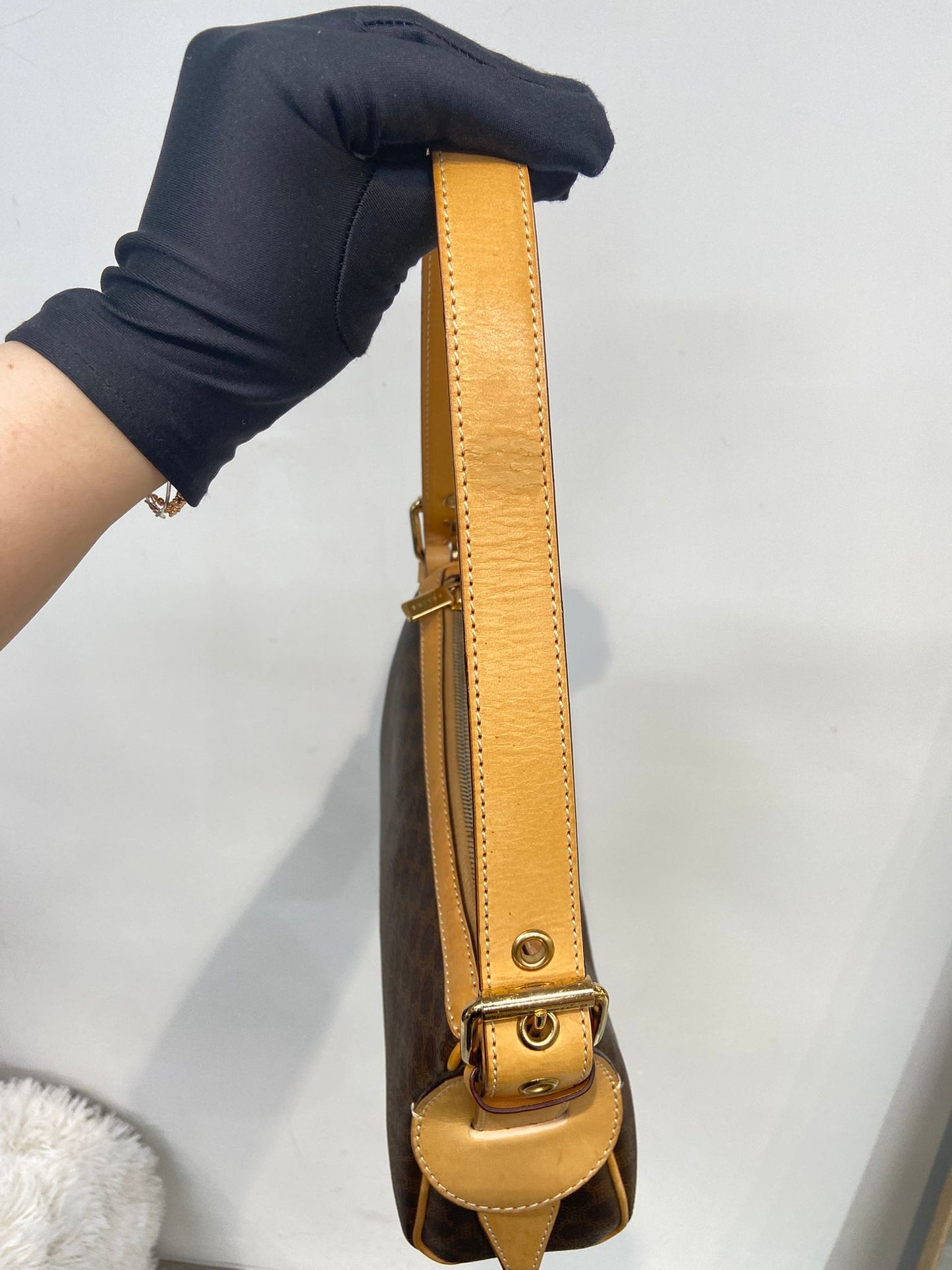Celine 凱旋門老花腋下包