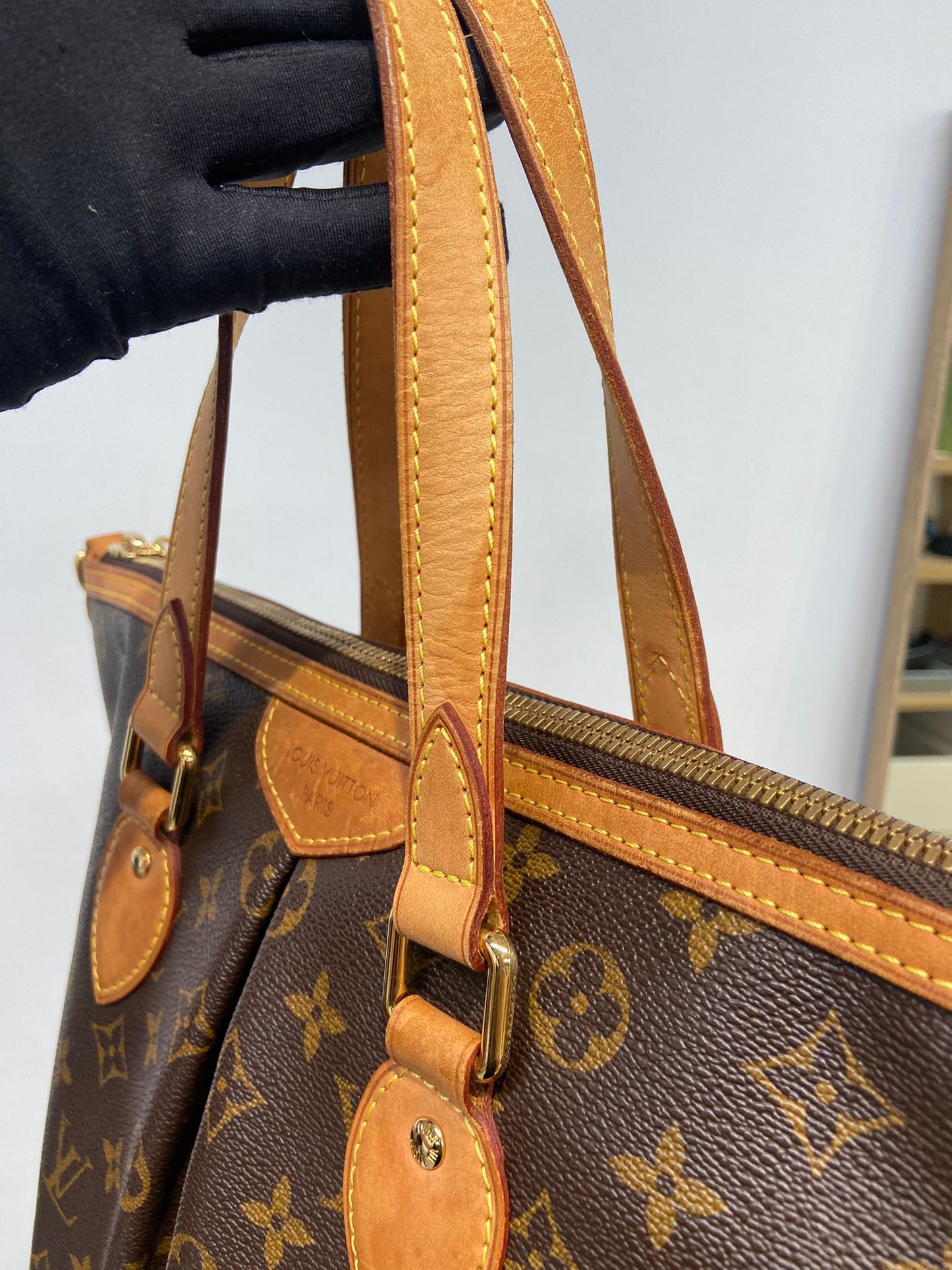 Lv Palermo 餃子型單肩 tote