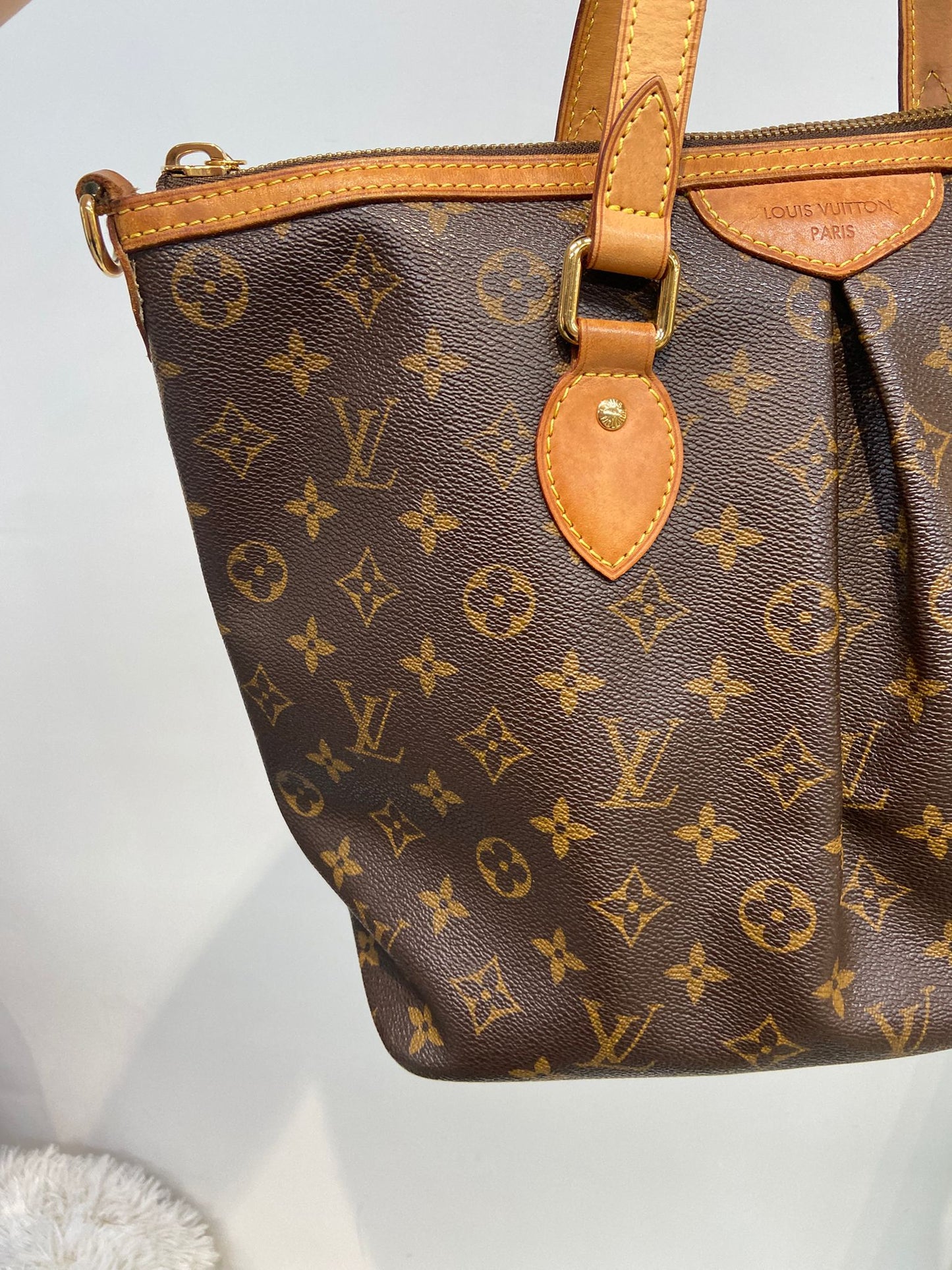 Lv Palermo 餃子型單肩 tote