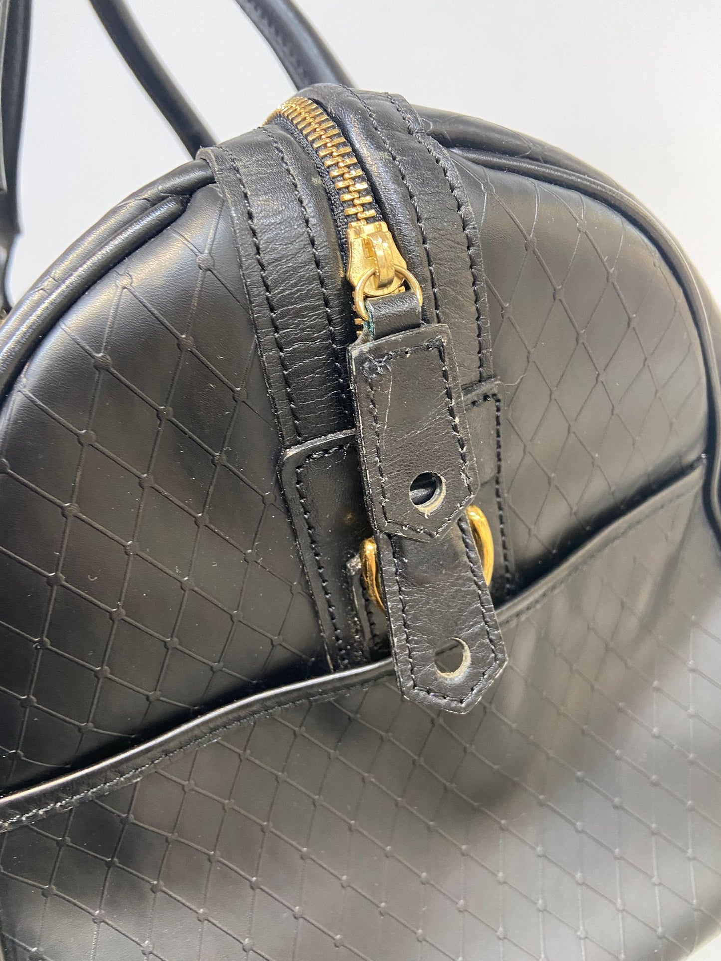 Versace 黑色牛皮旅行袋