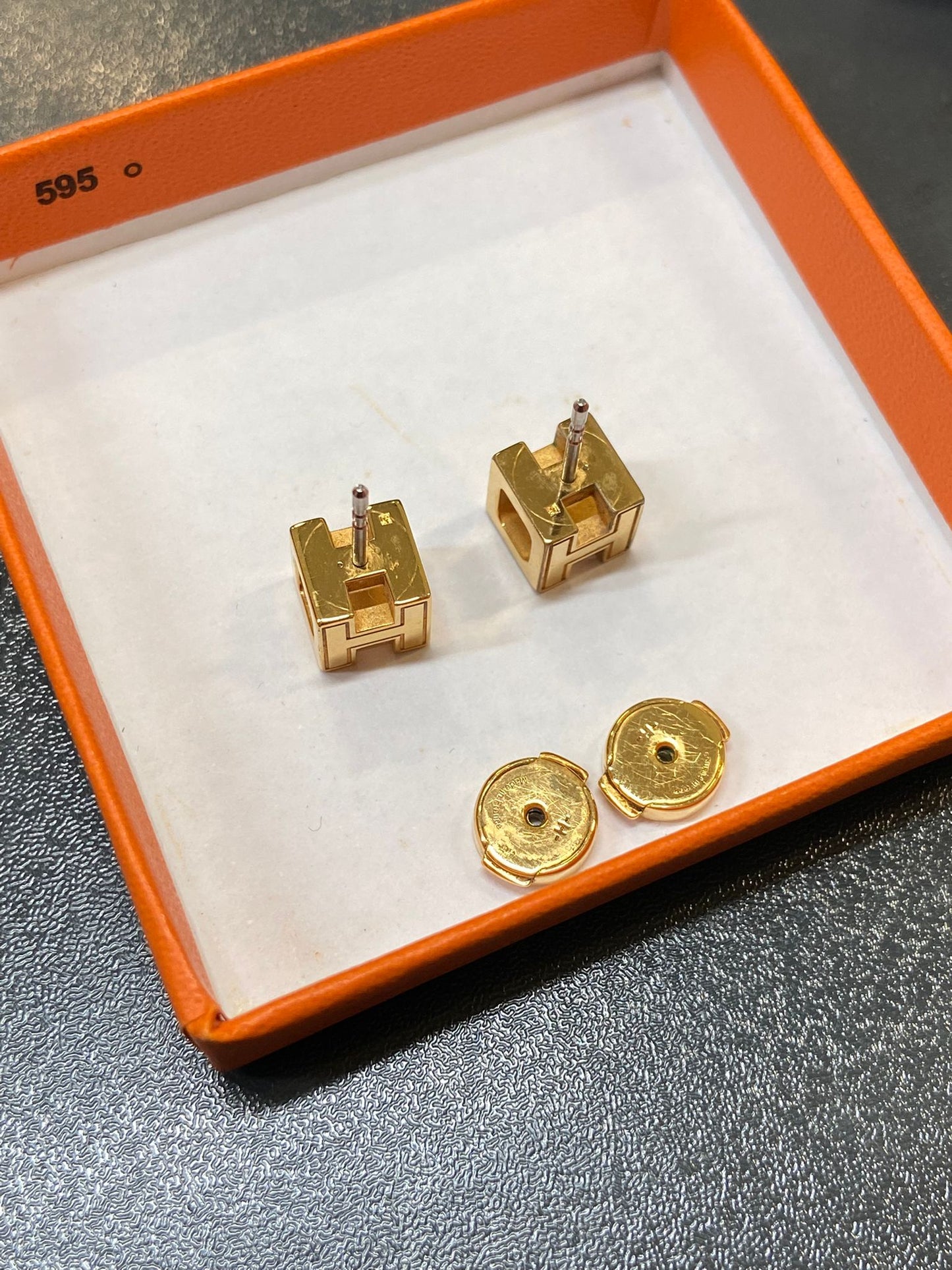Hermes Cube H 耳環