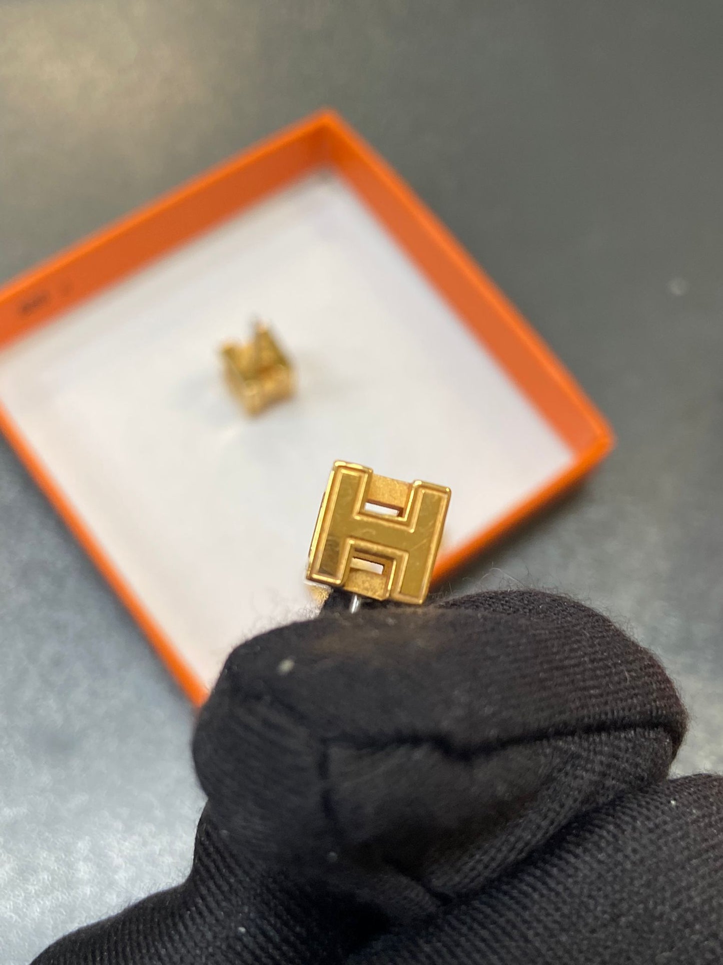 Hermes Cube H 耳環