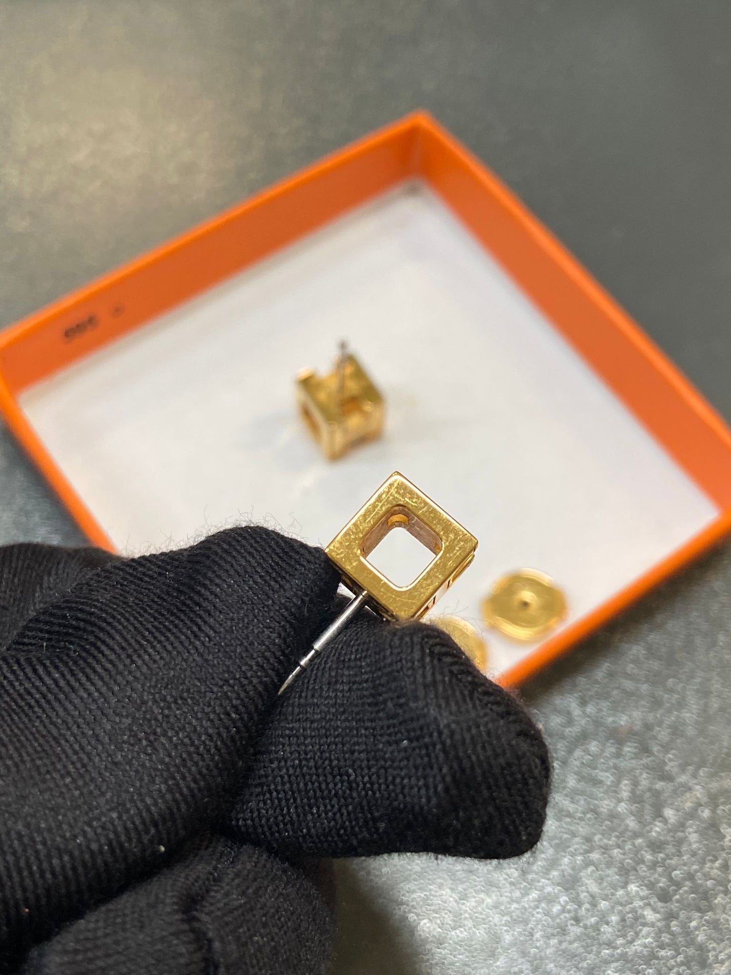 Hermes Cube H 耳環