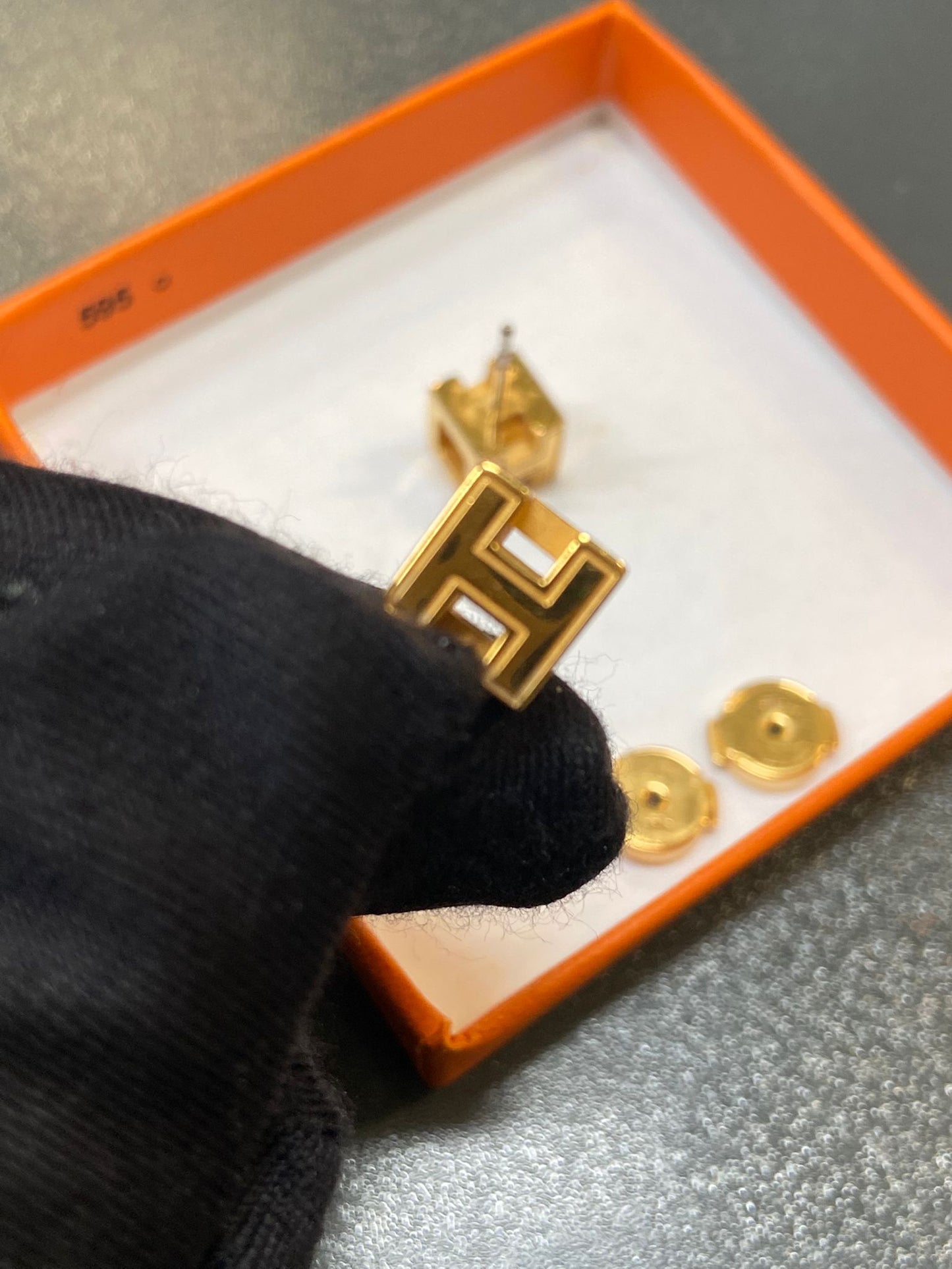 Hermes Cube H 耳環