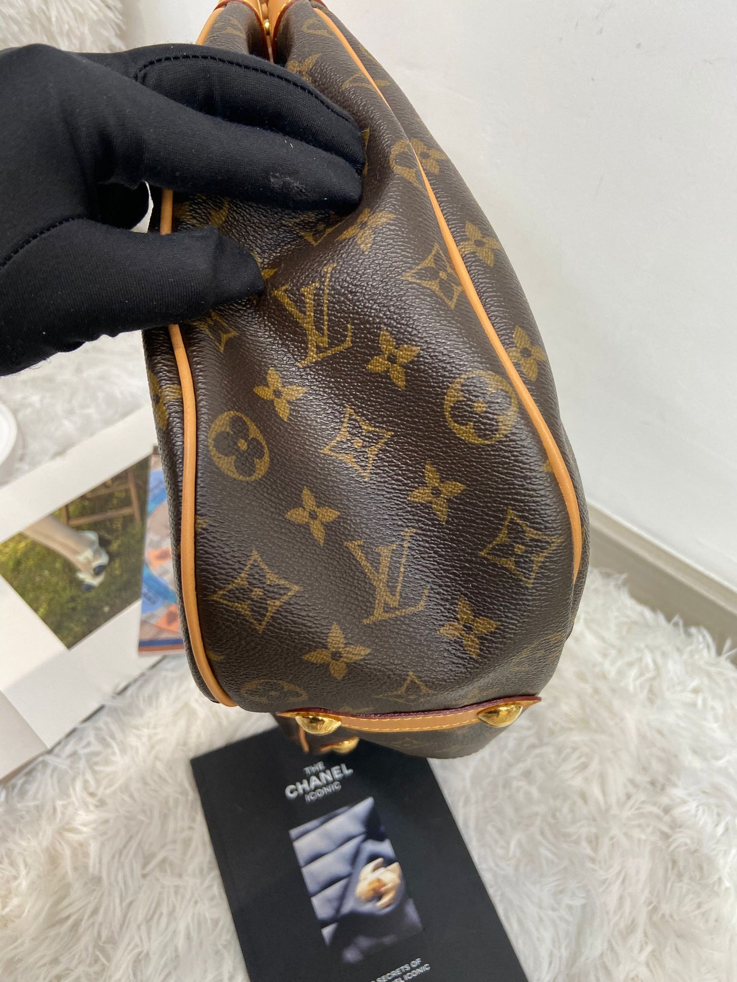 Lv 金牌南瓜hobo tote bag