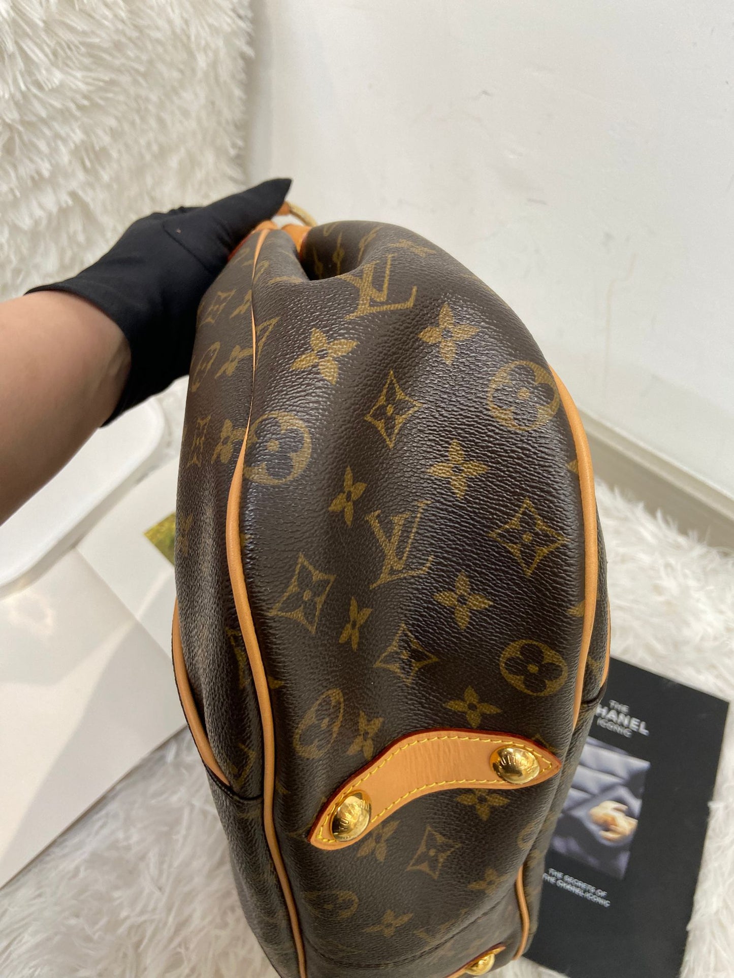 Lv 金牌南瓜hobo tote bag