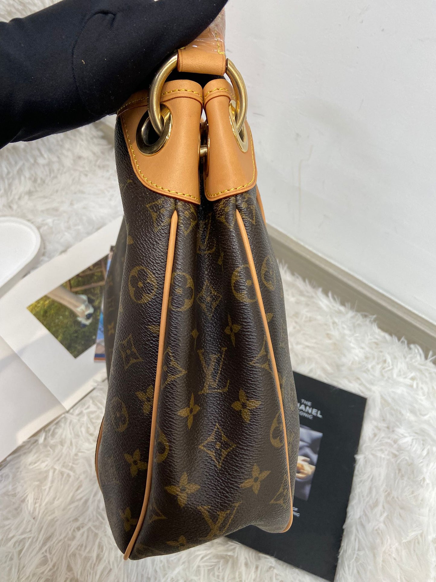 Lv 金牌南瓜hobo tote bag